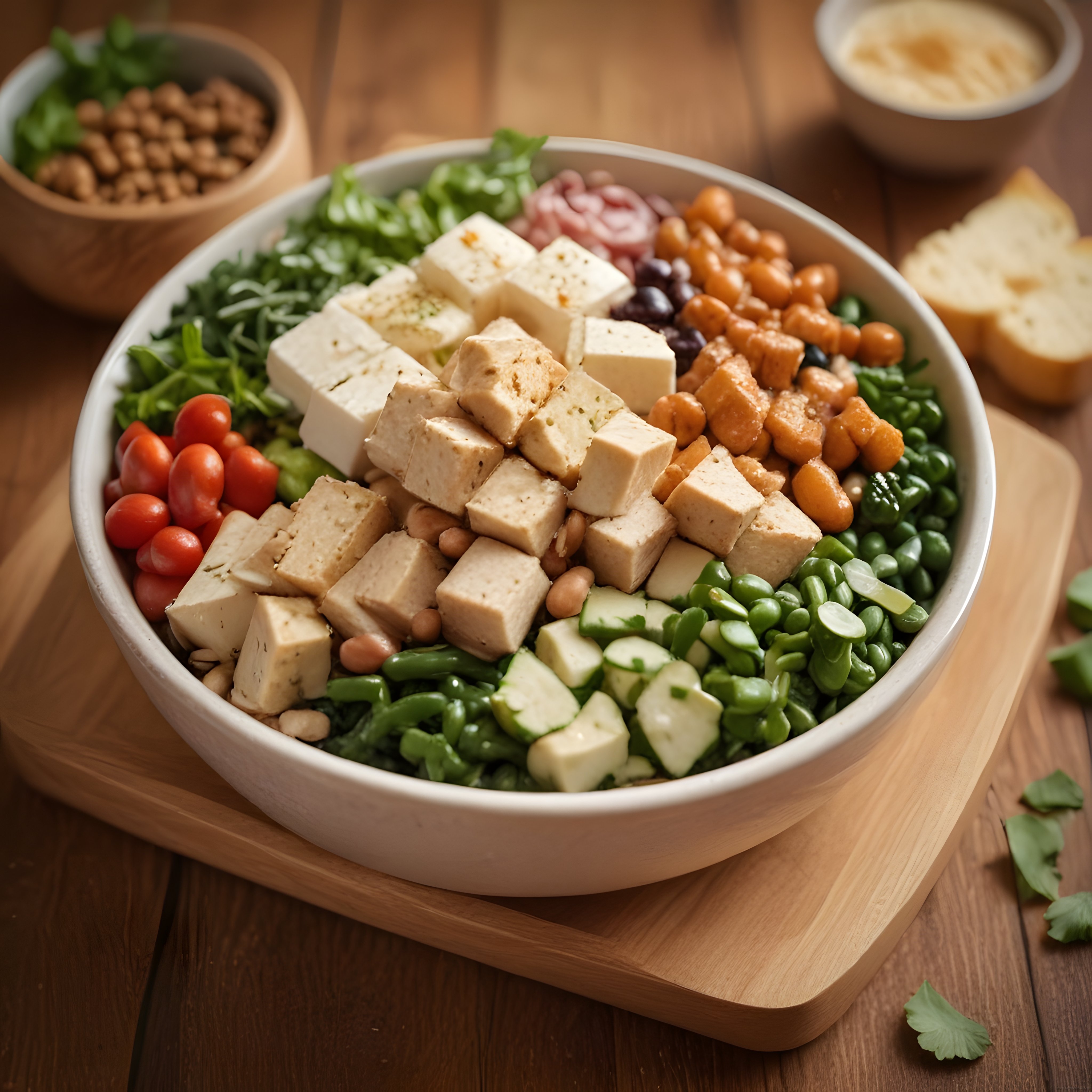Rengarenk Peynirli Nohutlu Vegan Bowl ile Sağlıklı Beslenme Keyfi