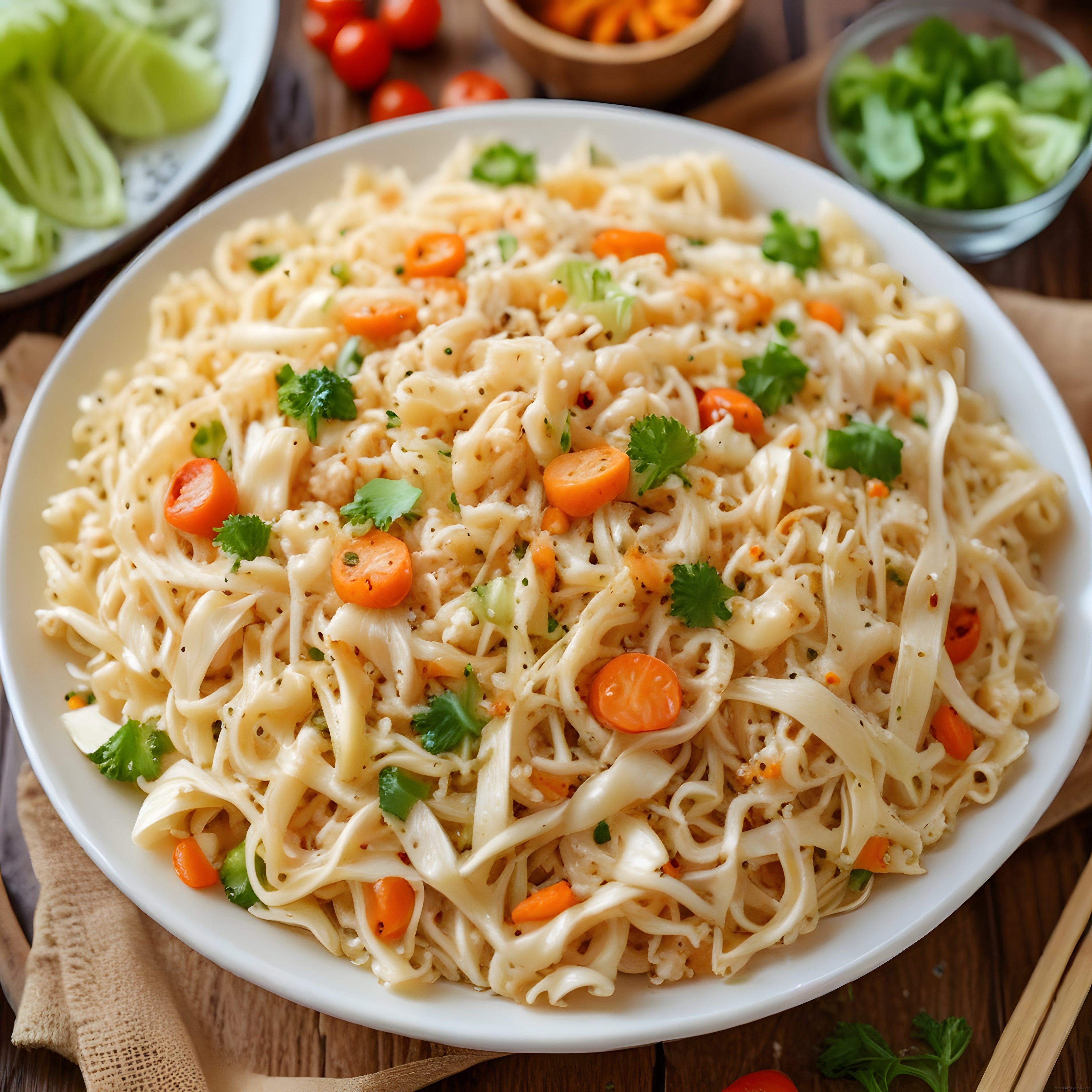Rengarenk Sebzeli Erişte Salatası: Pratik ve Doyurucu Yemek Tarifi