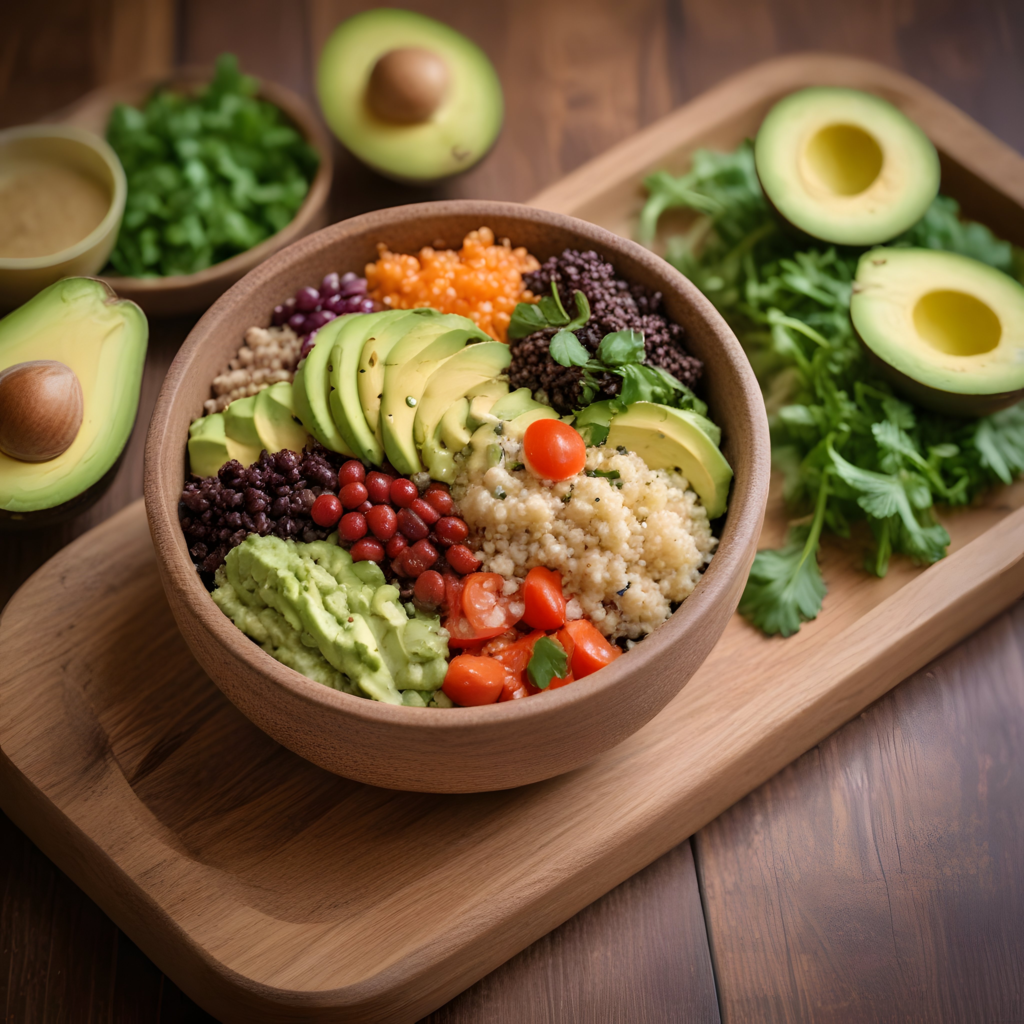 Renkli Avokadolu Kinoa Kasesi: Sağlıklı ve Lezzetli Vegan Bowl Tarifi