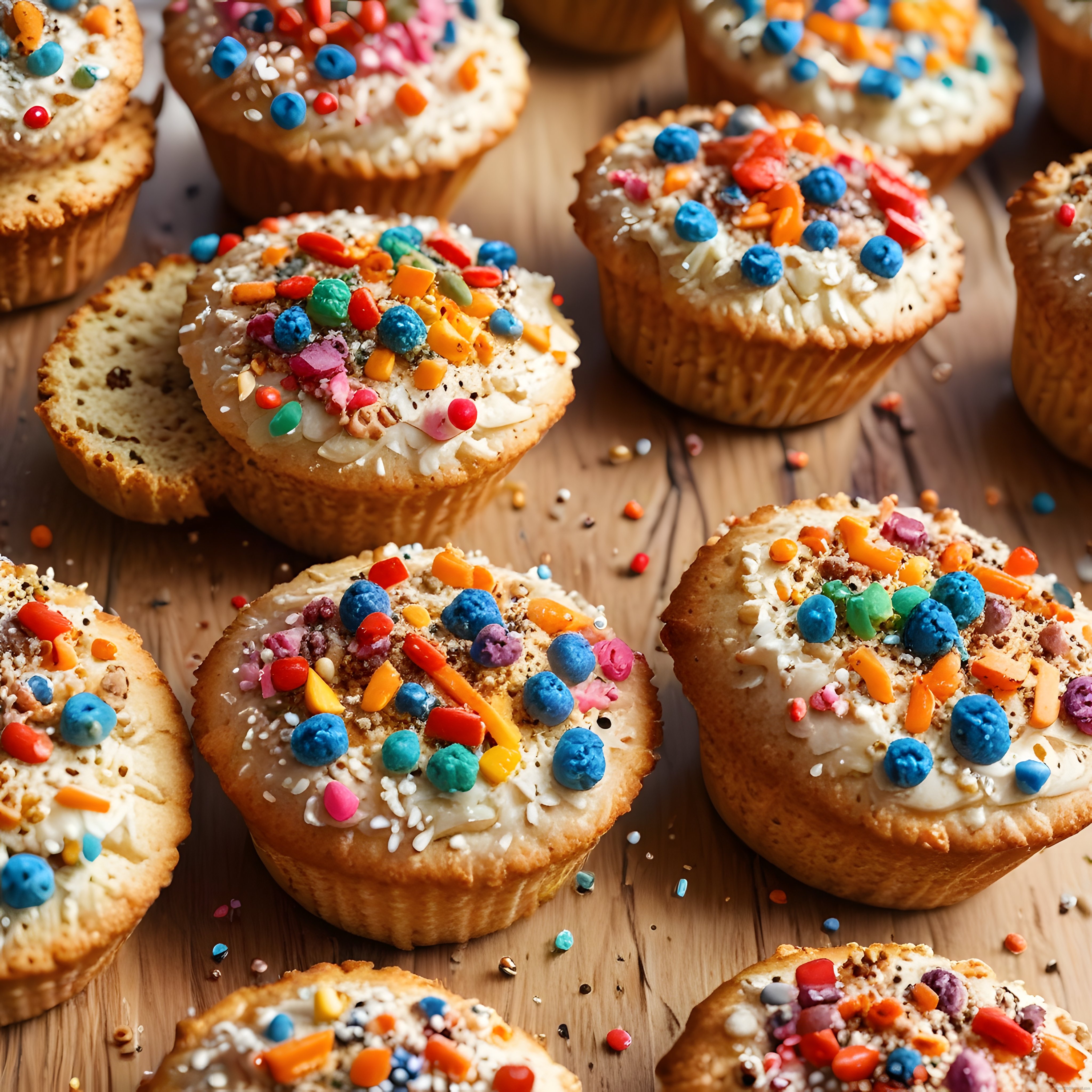 Renkli Cupcakeler: Serpme Süslü Parti Tatlıları ve Ev Yapımı Tarif Önerisi