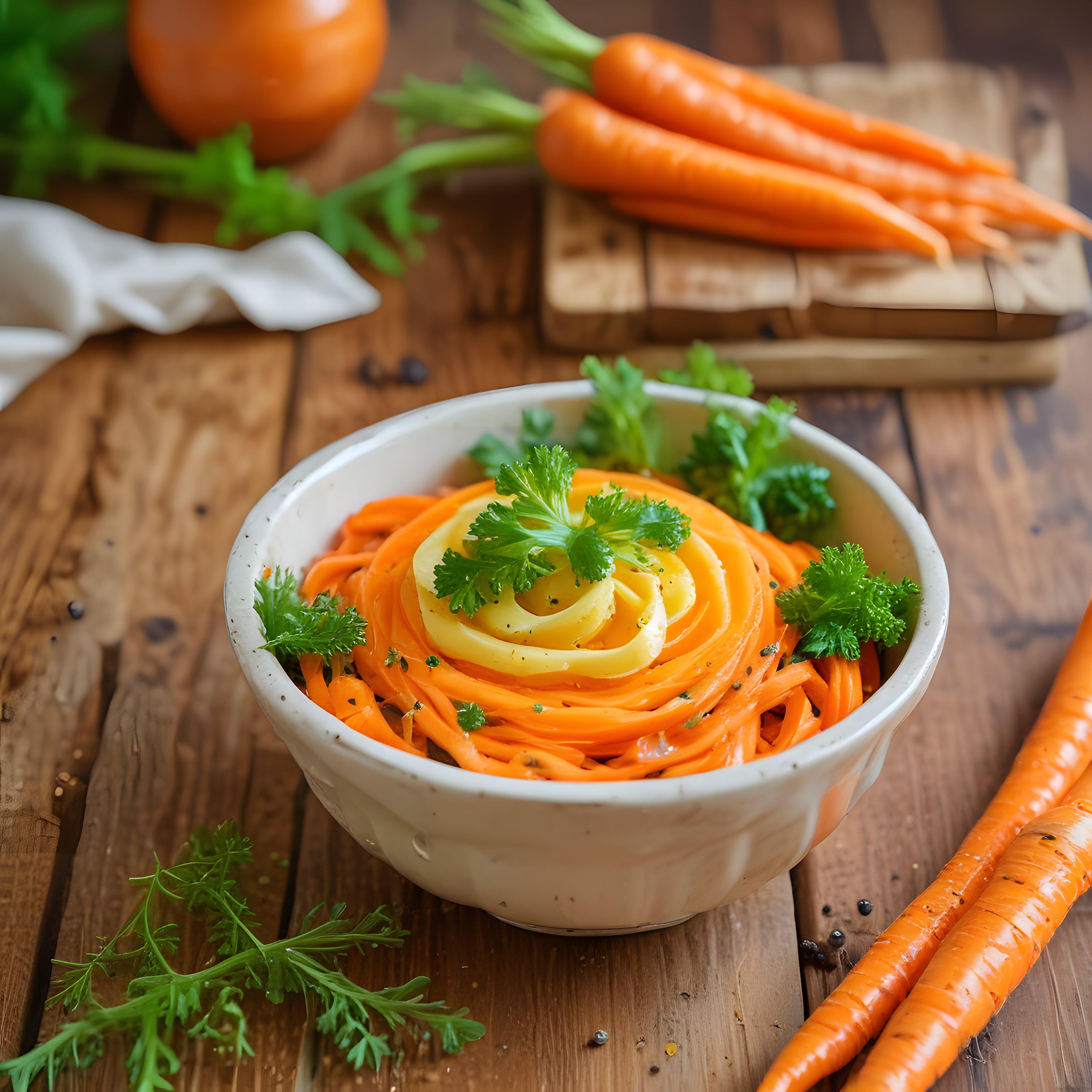 Renkli Havuç Spagetti Salatası ile Besleyici ve Hafif Bir Öğün Önerisi