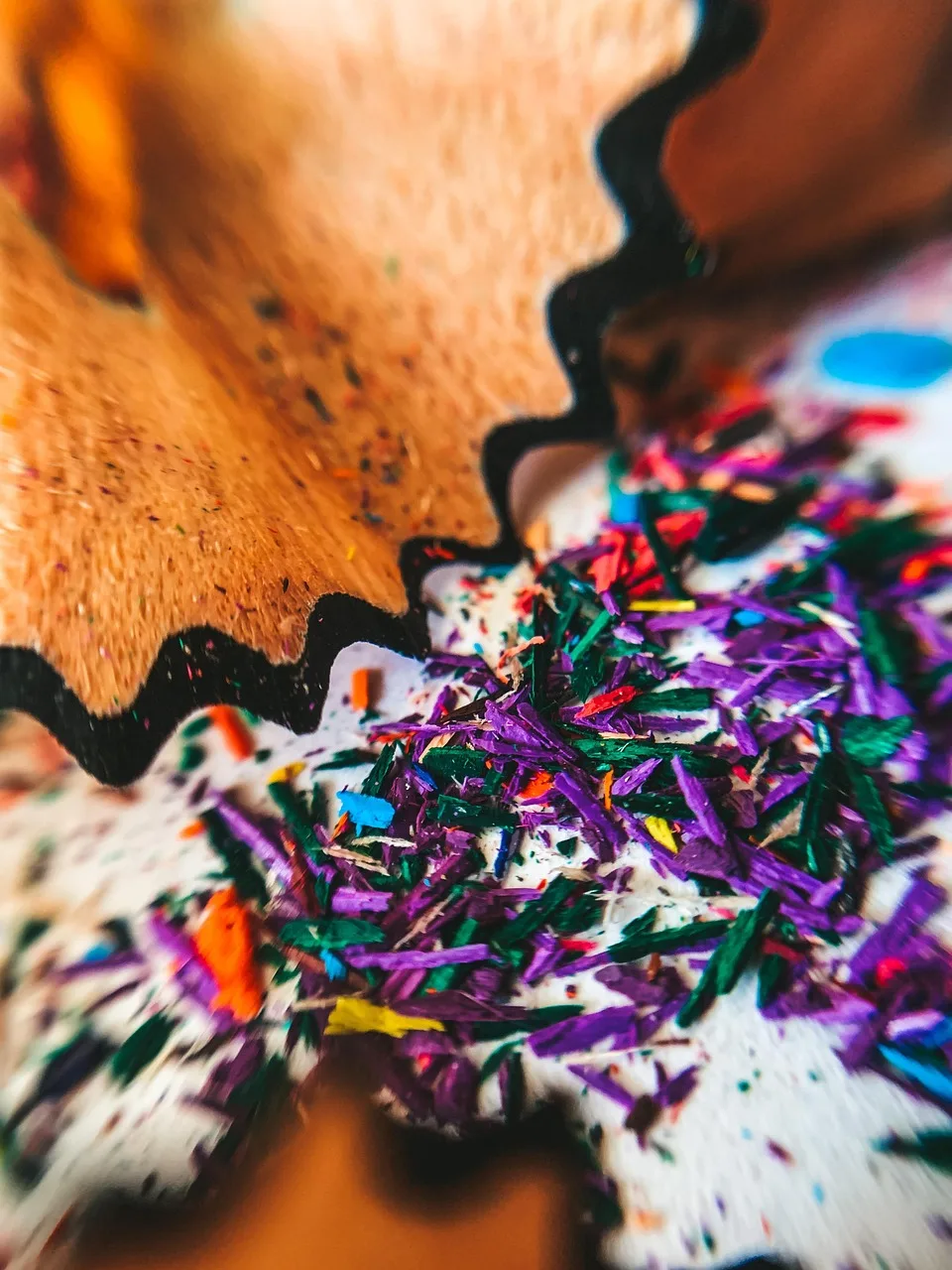 Renkli kalemlerle sanat ve yaratıcılık fotoğrafı