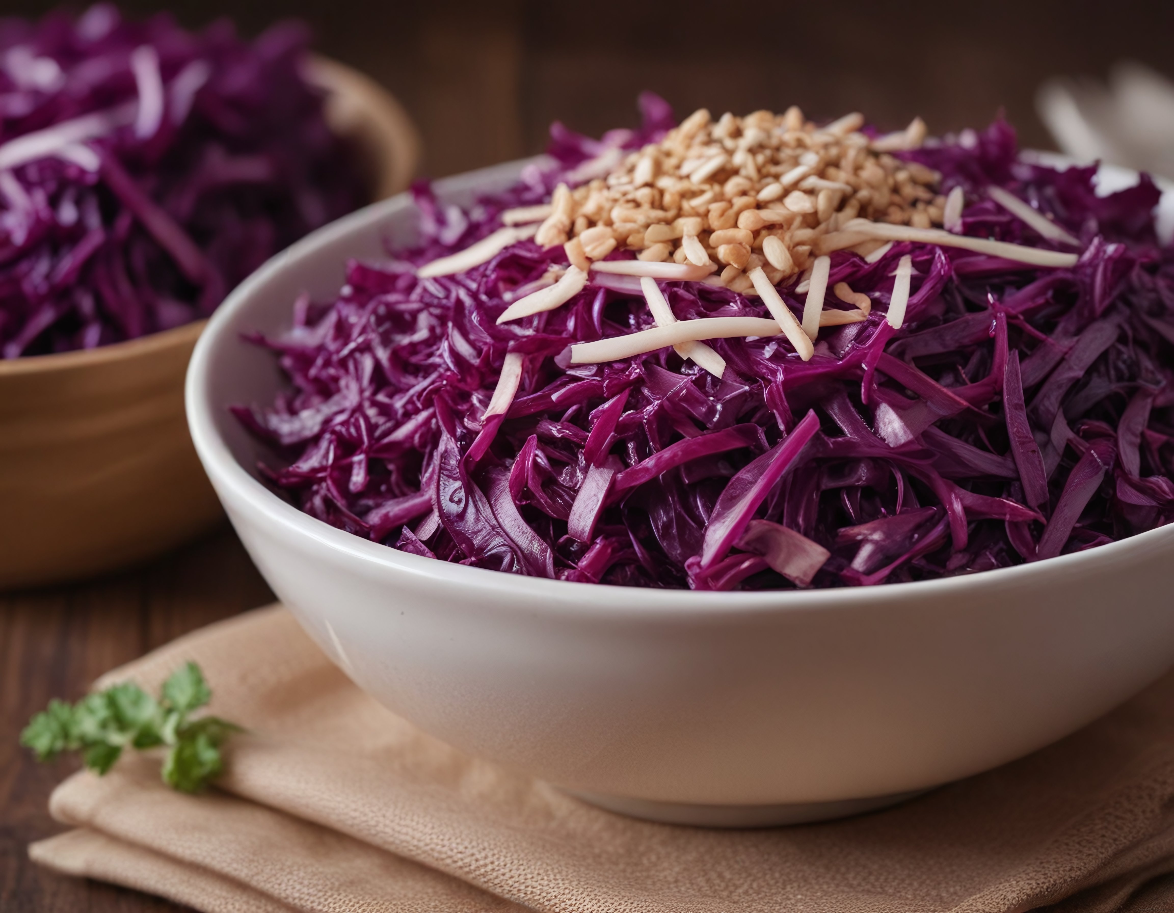 Renkli Kırmızı Lahana Salatası ile Besleyici ve Pratik Tarif Sunumu