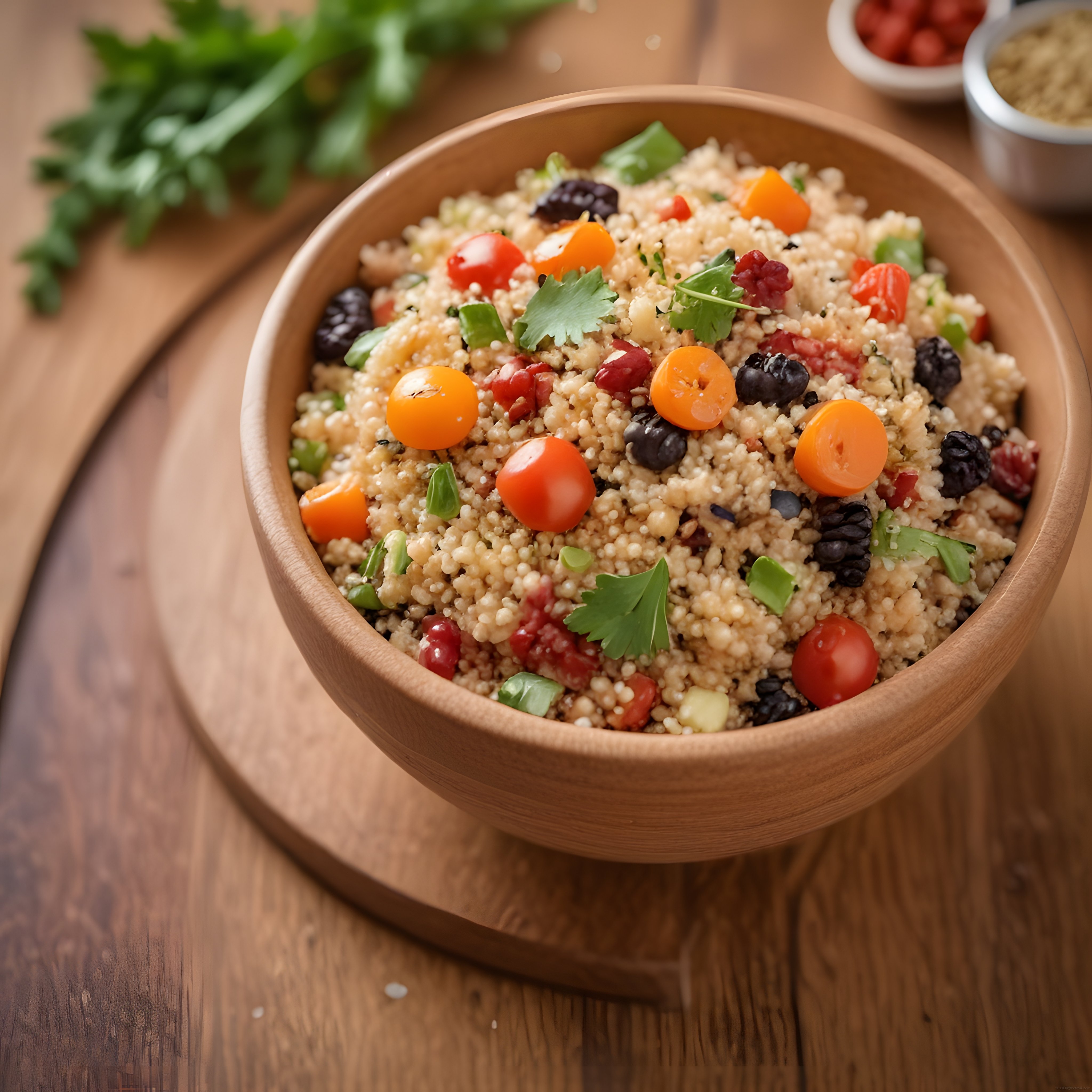 renkli kuskus salatası ile sağlıklı ve lezzetli bir öğün nar taneli tarif