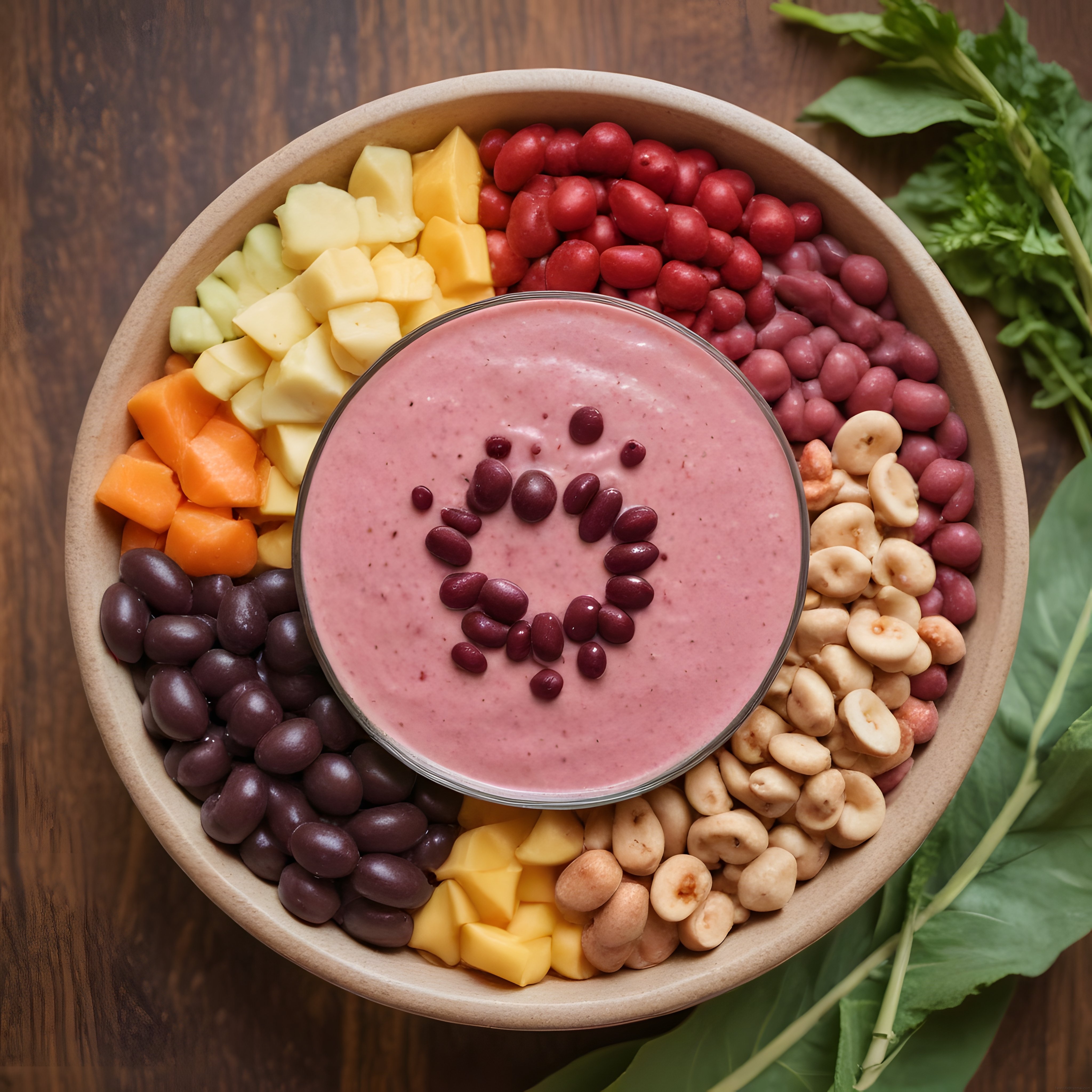 Renkli Meyveli Smoothie Bowl: Sağlıklı ve Lezzetli Kahvaltı Kasesi