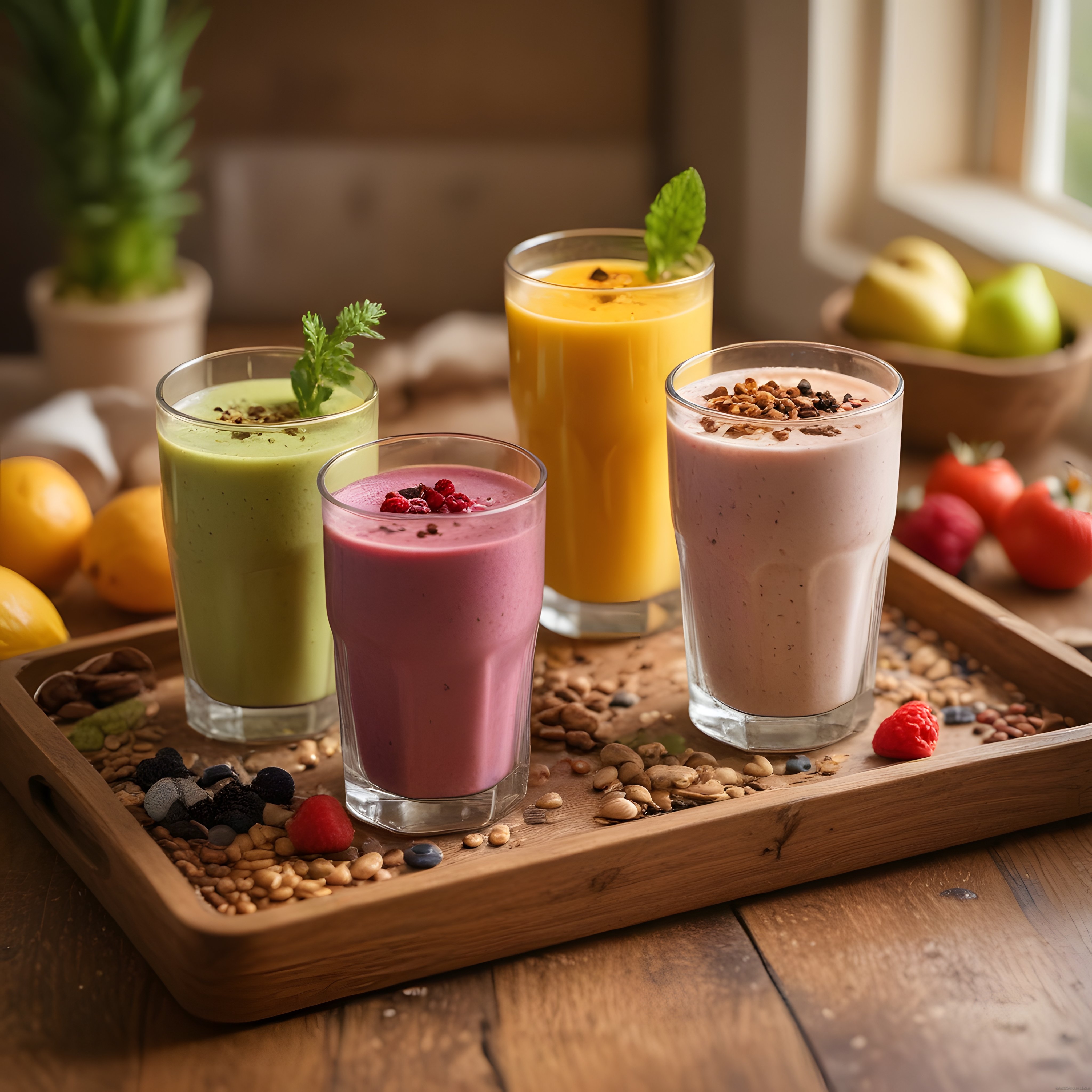 Renkli Meyveli Smoothie Tarifleri: Sağlıklı ve Enerji Veren İçecekler