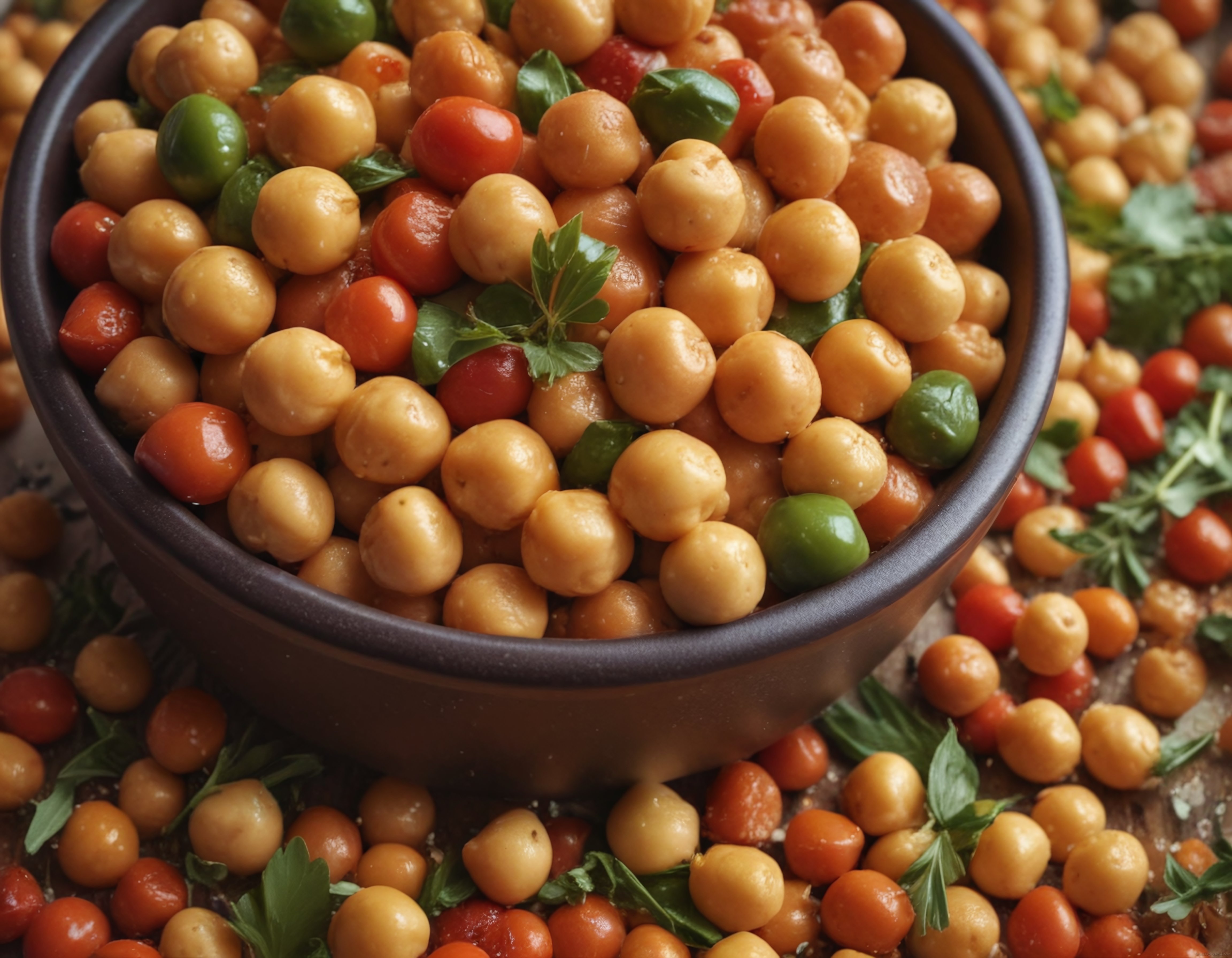 Renkli Nohut Salatası Tarifi: Sağlıklı ve Besleyici Akdeniz Mutfak
