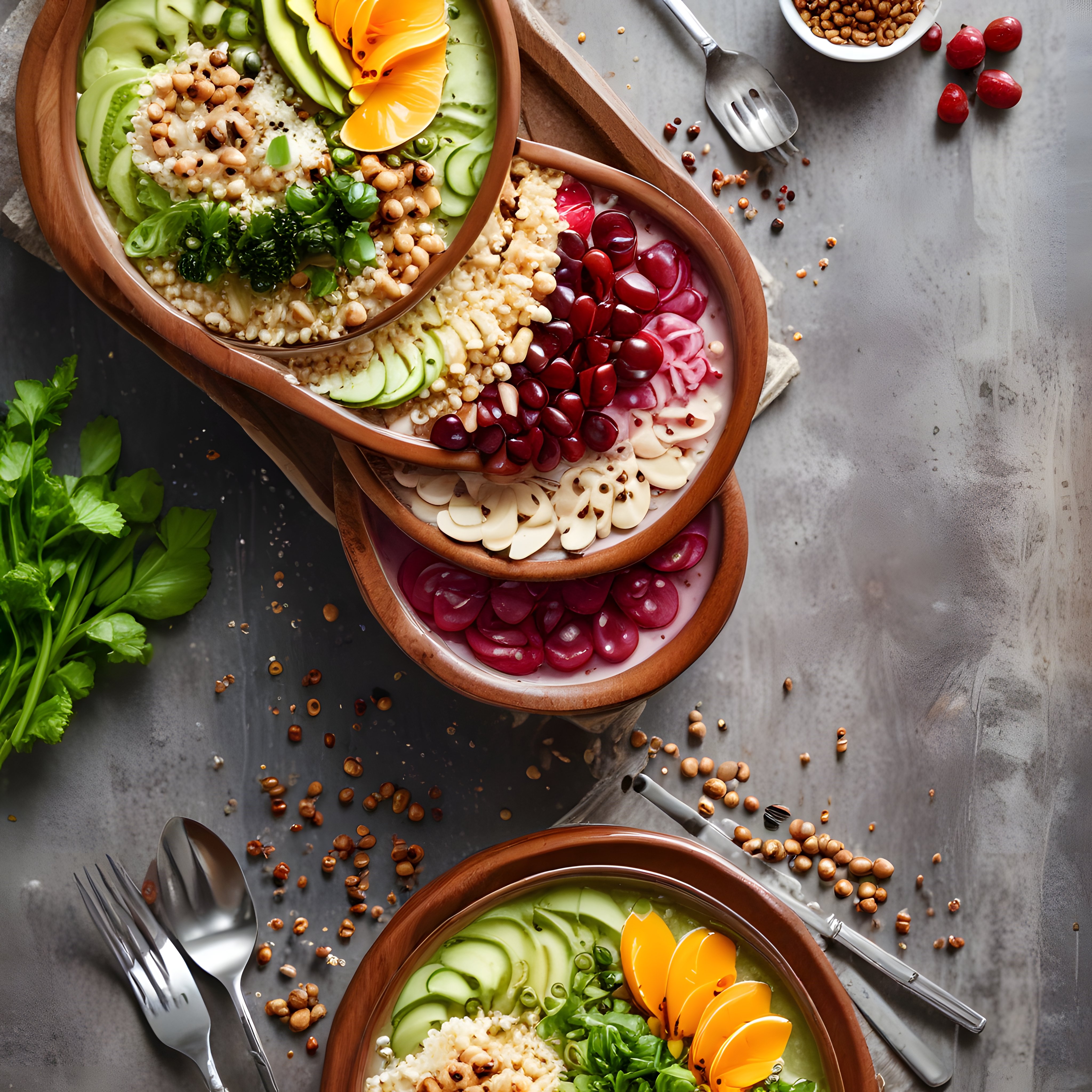 Renkli Sebzeler ve Bakliyatlarla Hazırlanan Besleyici Vegan Bowl Tarifleri