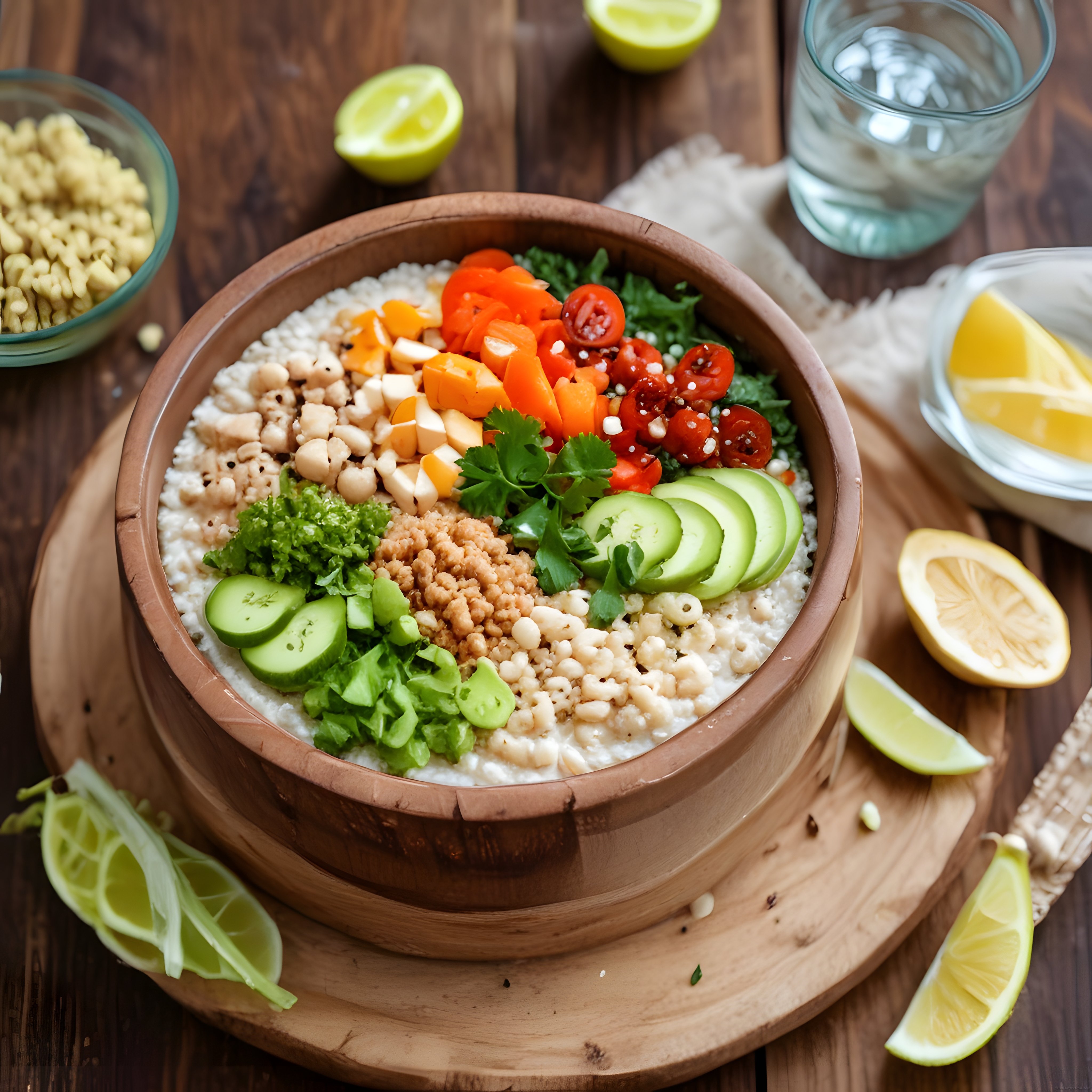 Renkli Sebzelerle Dolu Sağlıklı Vegan Buda Kasesi Tarifi ve Sunum
