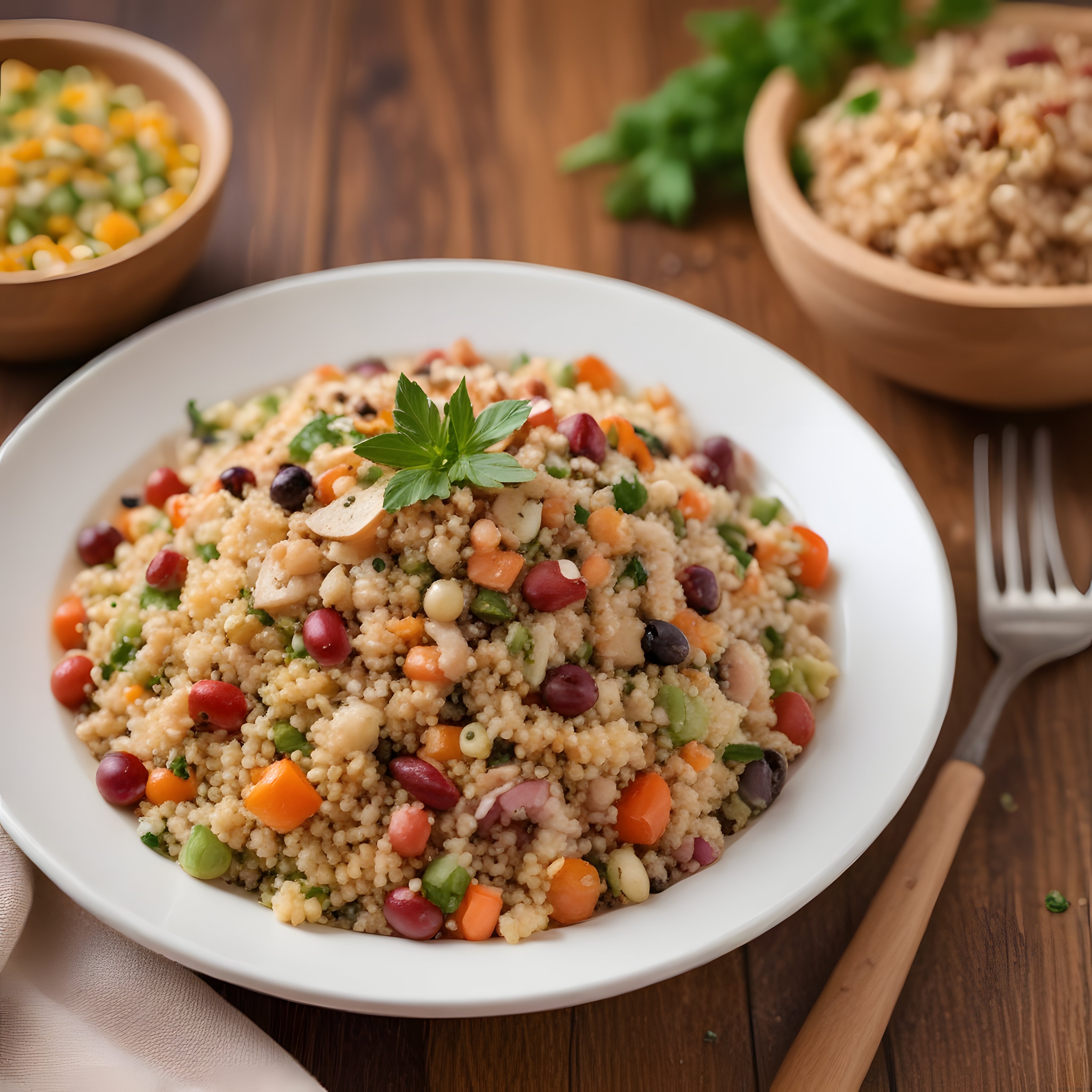 Renkli Sebzeli Kuskus Salatası: Besleyici ve Lezzetli Tahıl Salatası Tarifi Renkli Sebzeli Kuskus Salatası: Besleyici ve Lezzetli Tahıl Salatası Tarifi