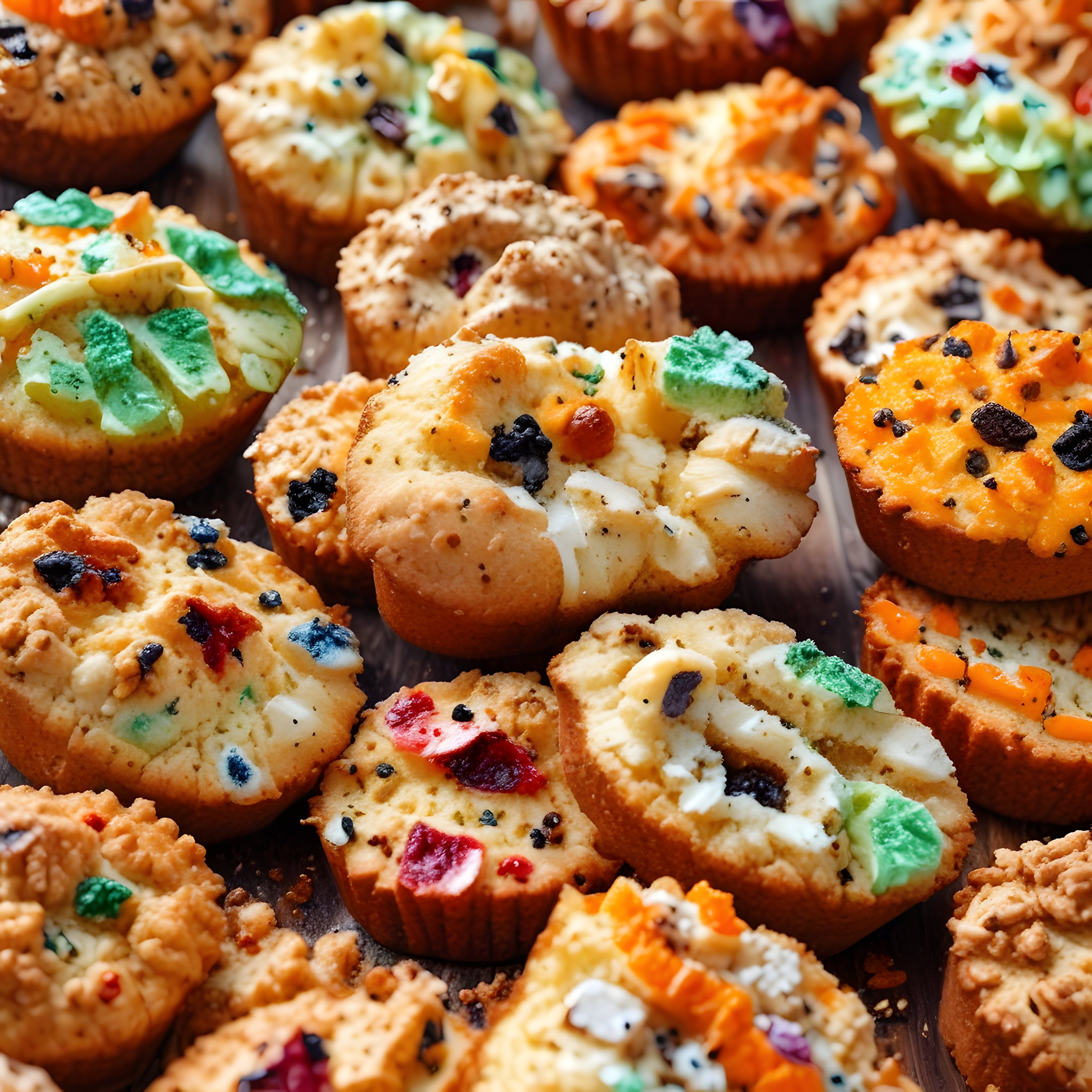 Renkli Sebzeli Mini Kiş ve Muffin Tarifleri: Kahvaltılık Atıştırmalık