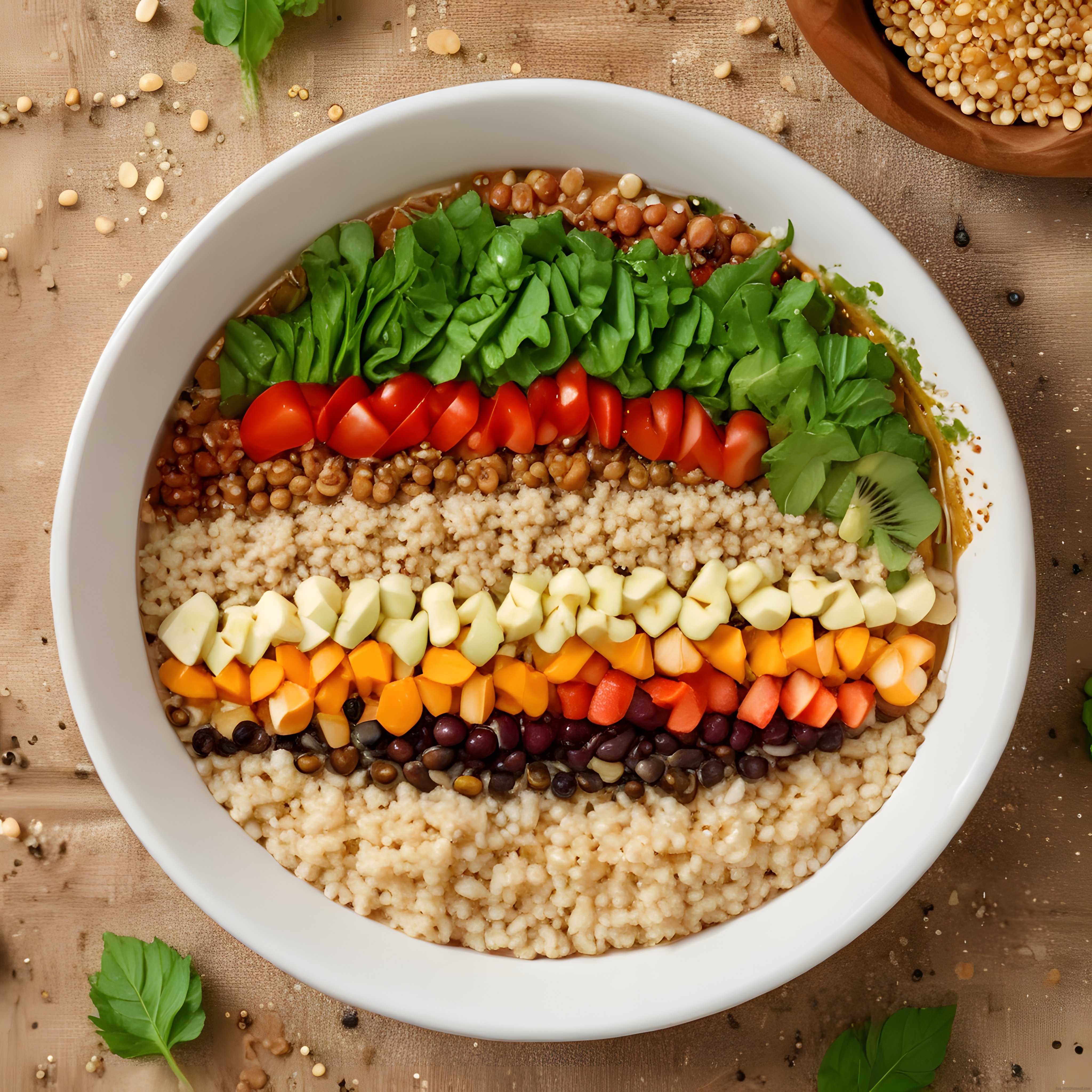 Renkli Sebzeli Tahıl Kasesi: Besleyici Vegan Buddha Bowl Tarifi