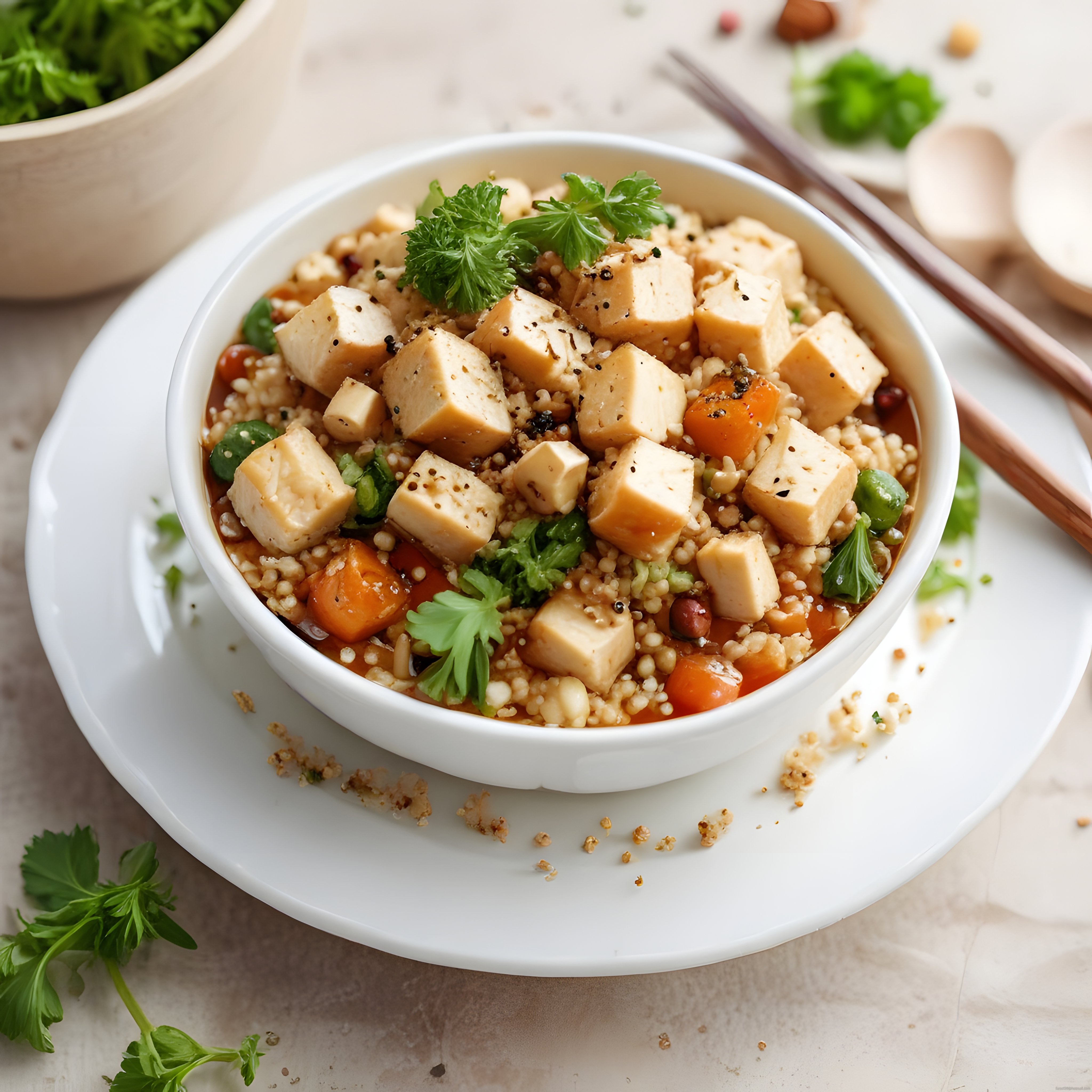 Renkli Sebzeli Tofulu Kinoa Bowl Tarifi: Sağlıklı ve Lezzetli Vegan Öğün