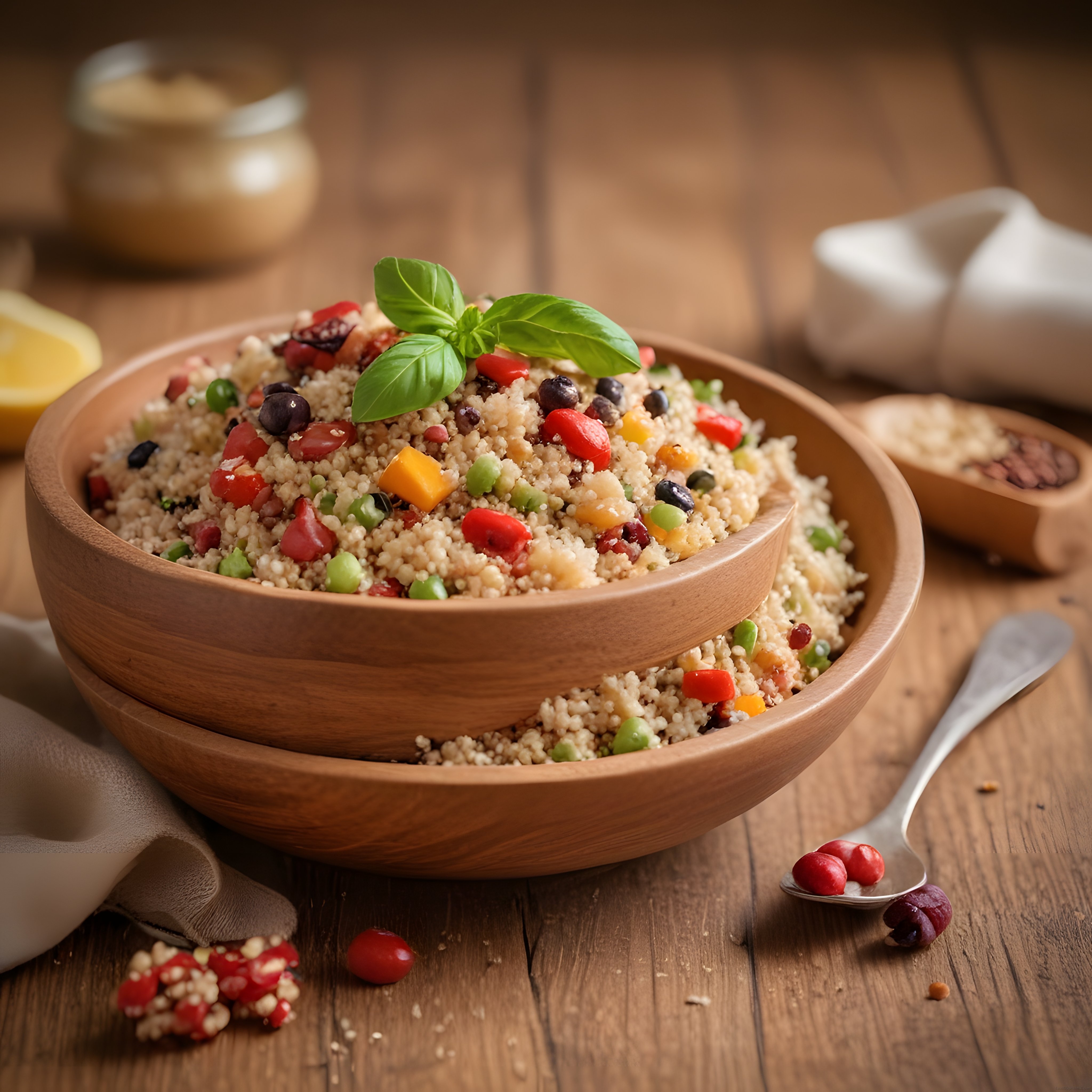 Renkli Sebzeli ve Baklagilli Kuskus Salatası: Sağlıklı Bowl Tarifi