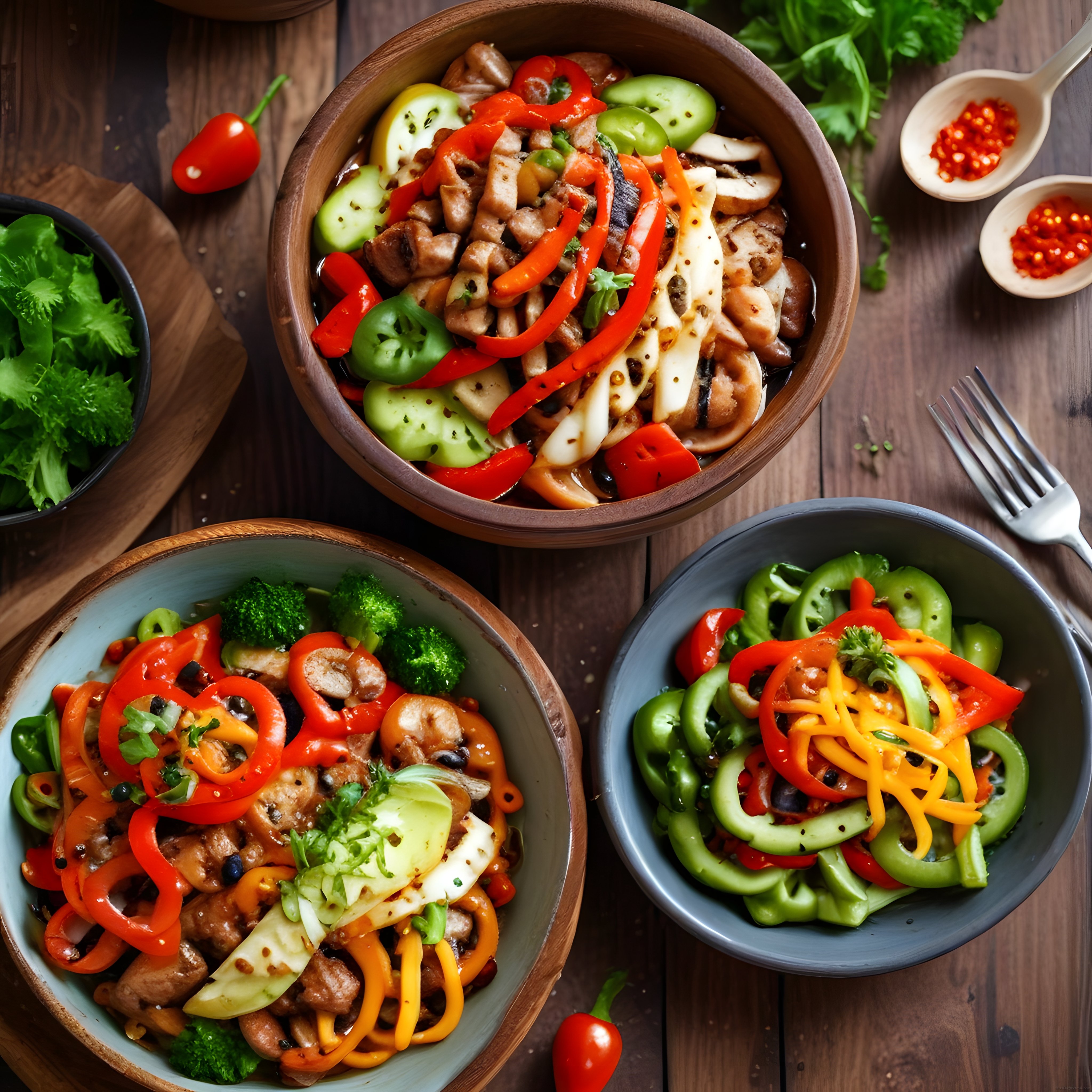 Renkli Sebzeli ve Mantarlı Protein Bowl: Sağlıklı ve Lezzetli Tarif