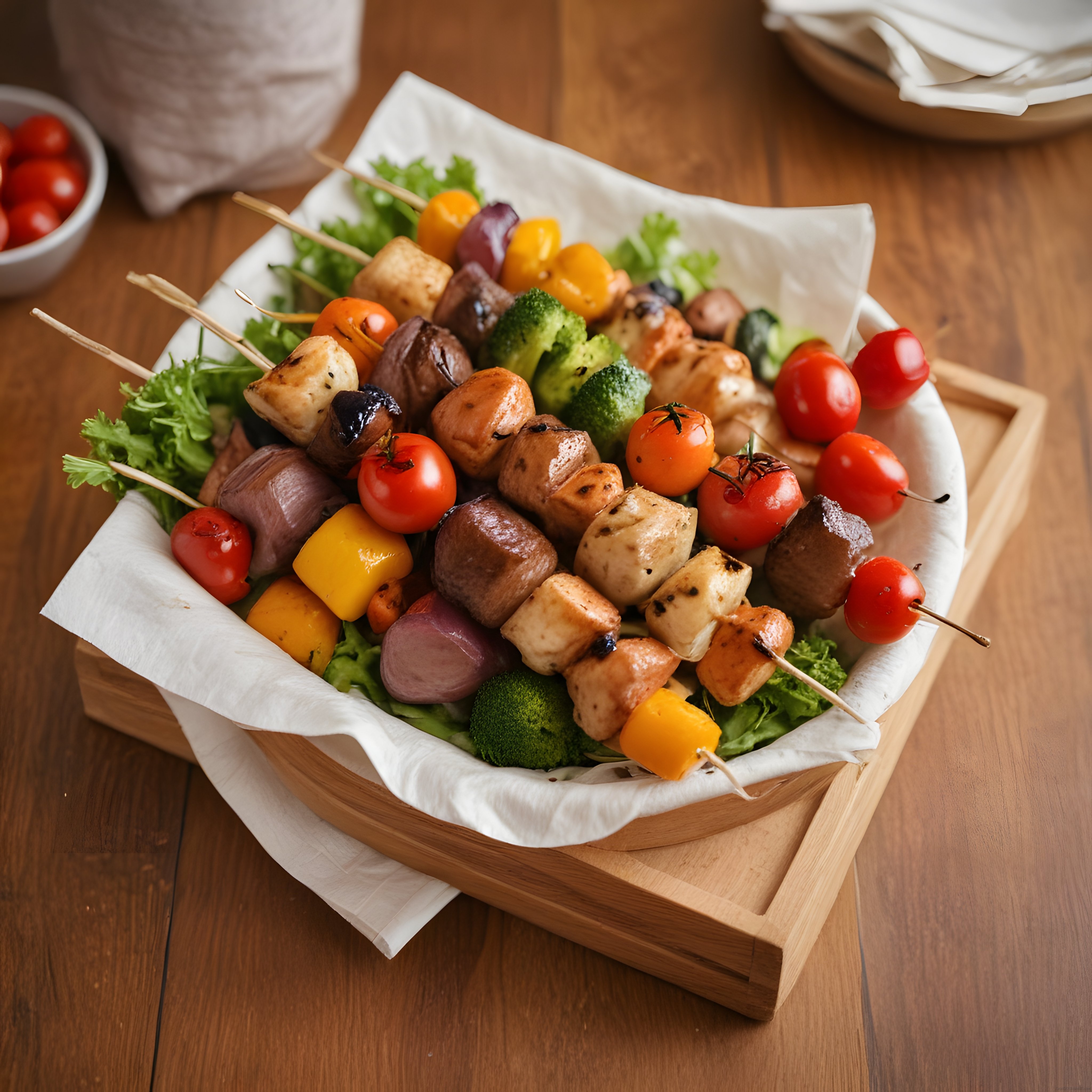 Renkli Sebzeli ve Tavuklu Izgara Şiş: Sağlıklı ve Lezzetli BBQ Tarifi