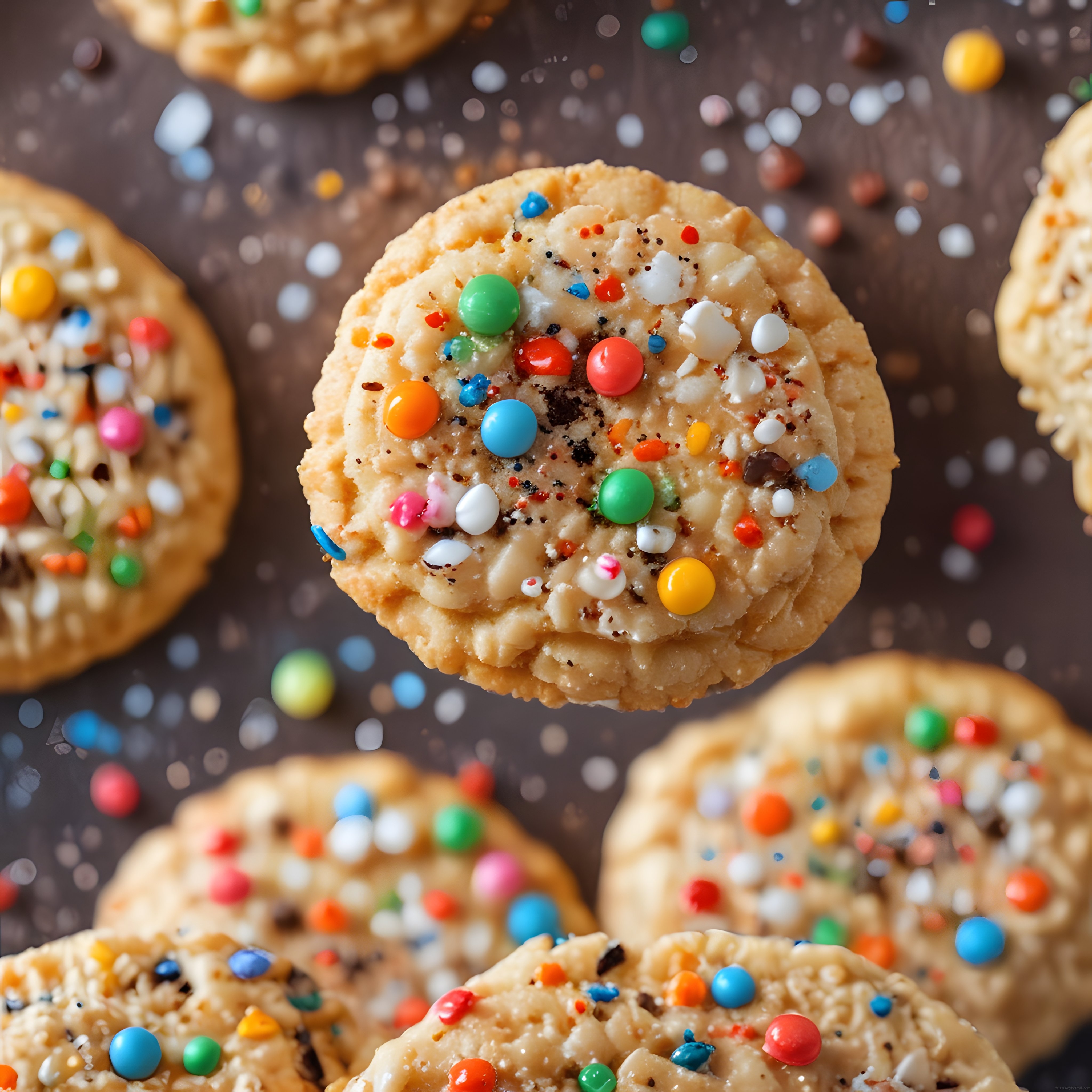 Renkli Şekerlemeli Kurabiye Tarifi: Ev Yapımı Funfetti Tatlı Önerisi