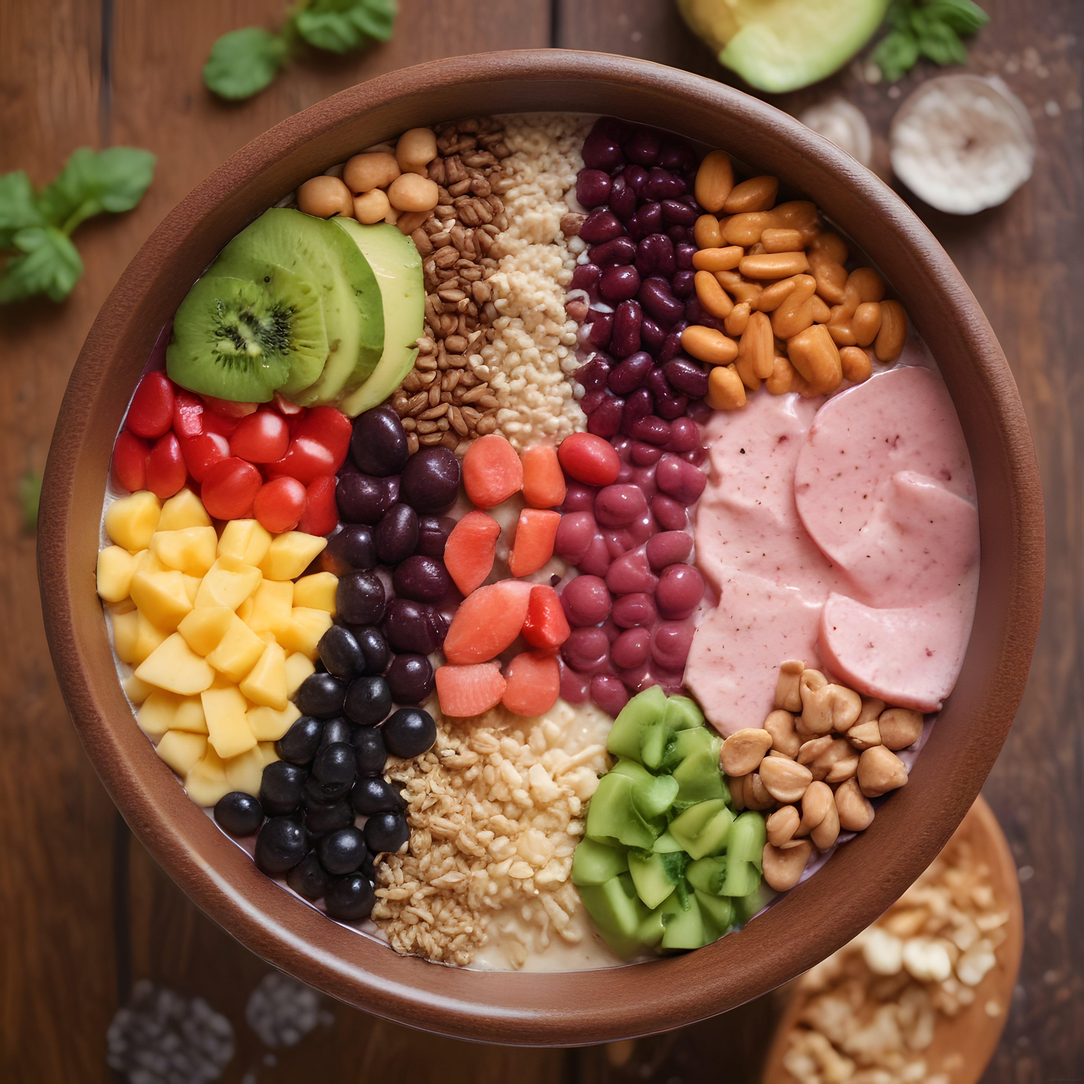 Renkli Smoothie Bowl Tarifi: Sağlıklı Kahvaltı Kasesi ve Besleyici Malzemeler