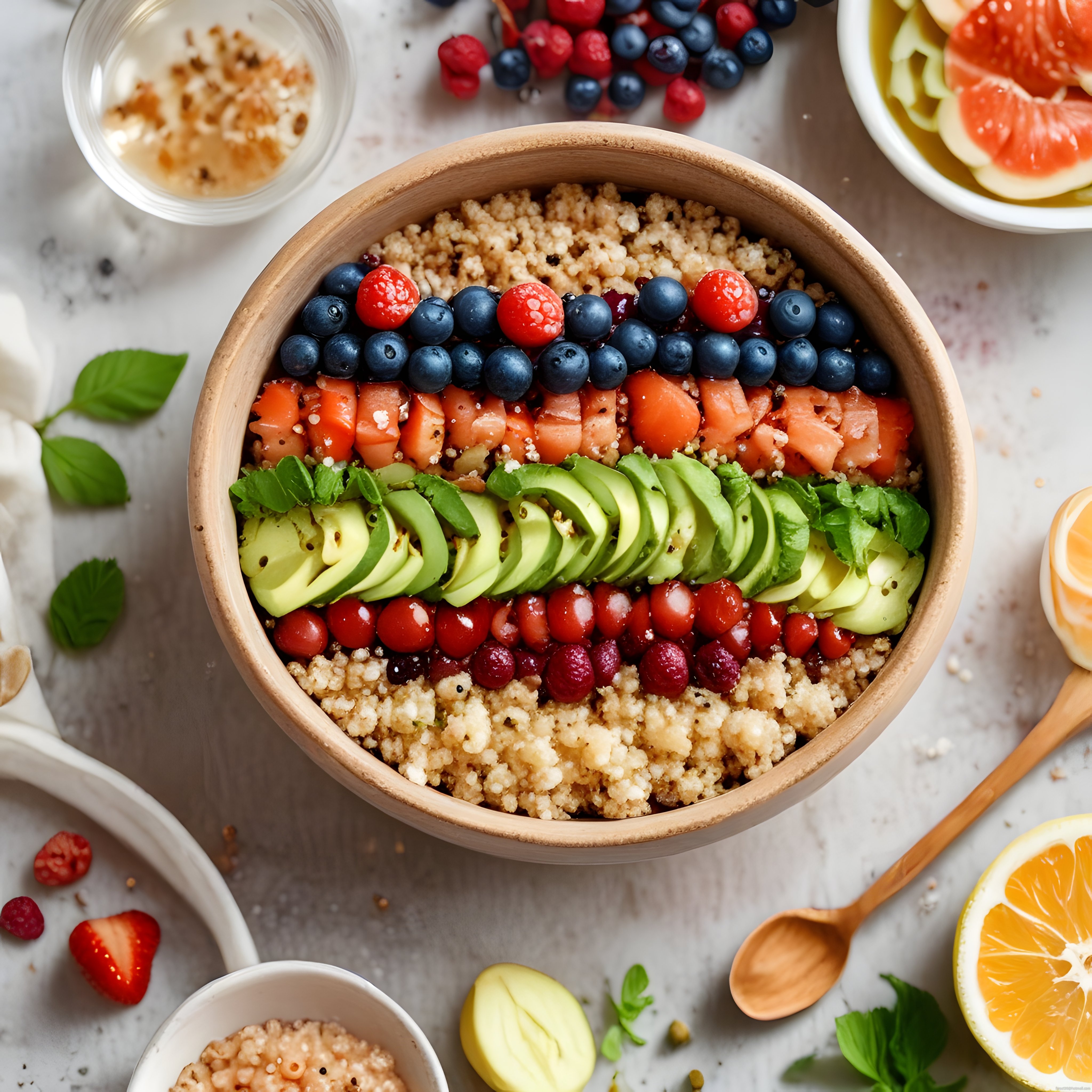 Renkli ve Besleyici Kinoa Salatası Kase Tarifi ile Sağlıklı Öğün