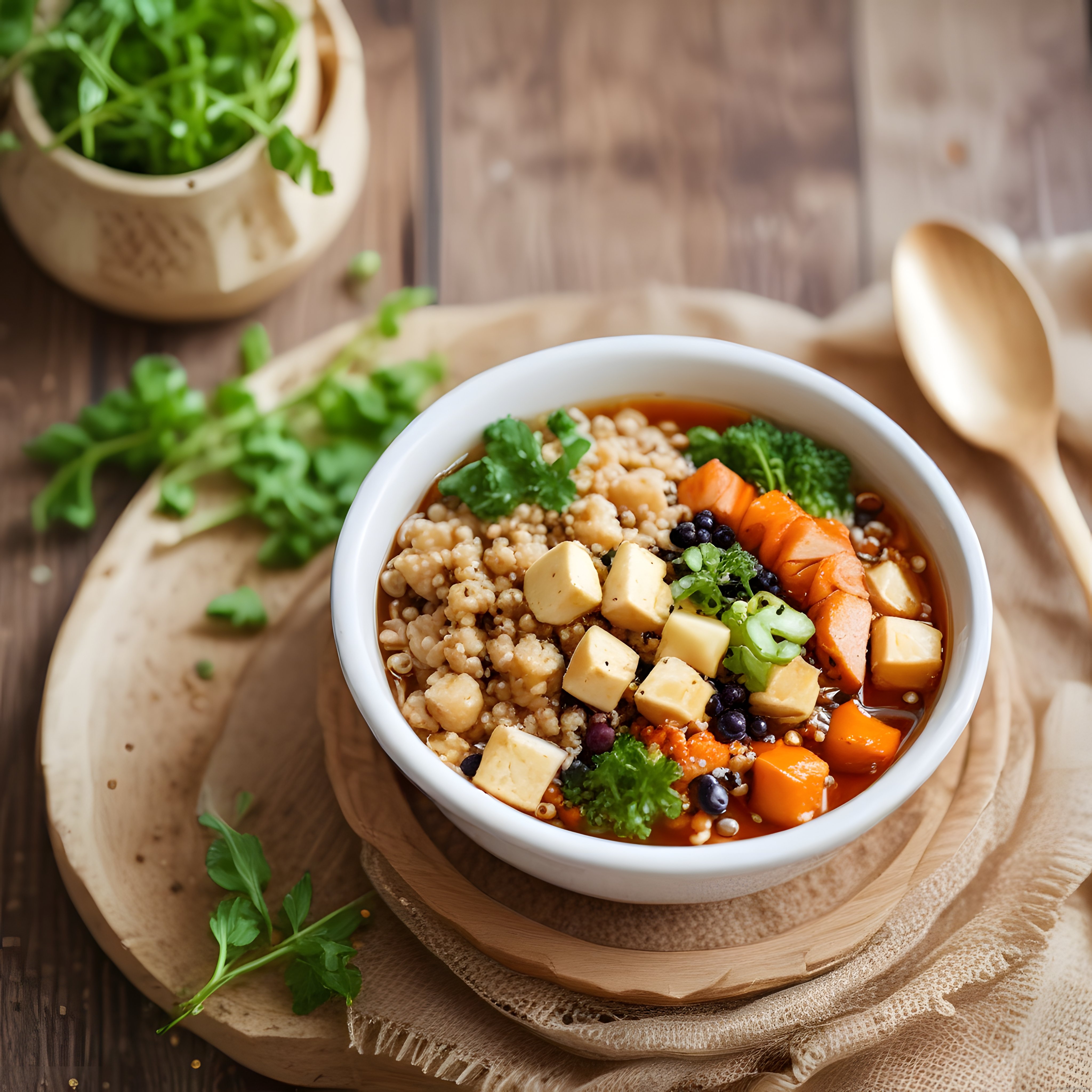 Renkli ve Besleyici Vegan Kinoalı Buddha Bowl: Sağlıklı Yaşamın Lezzetli Hali