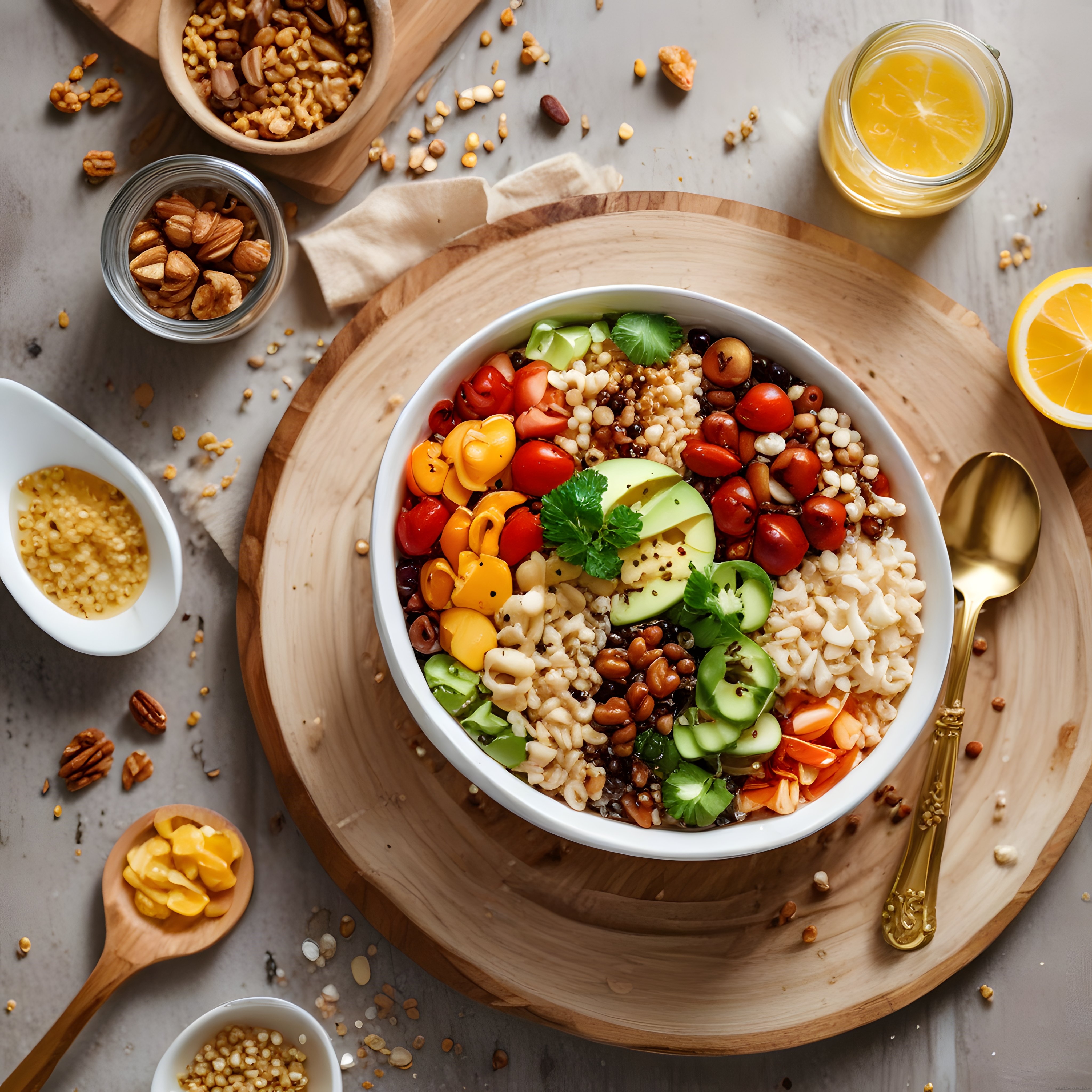 Renkli Vegan Buddha Bowl: Besleyici ve Lezzetli Sağlıklı Öğün