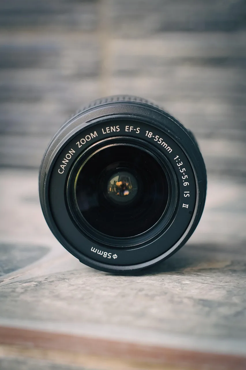 Retro klasik Canon kamera lensi fotoğrafçılık