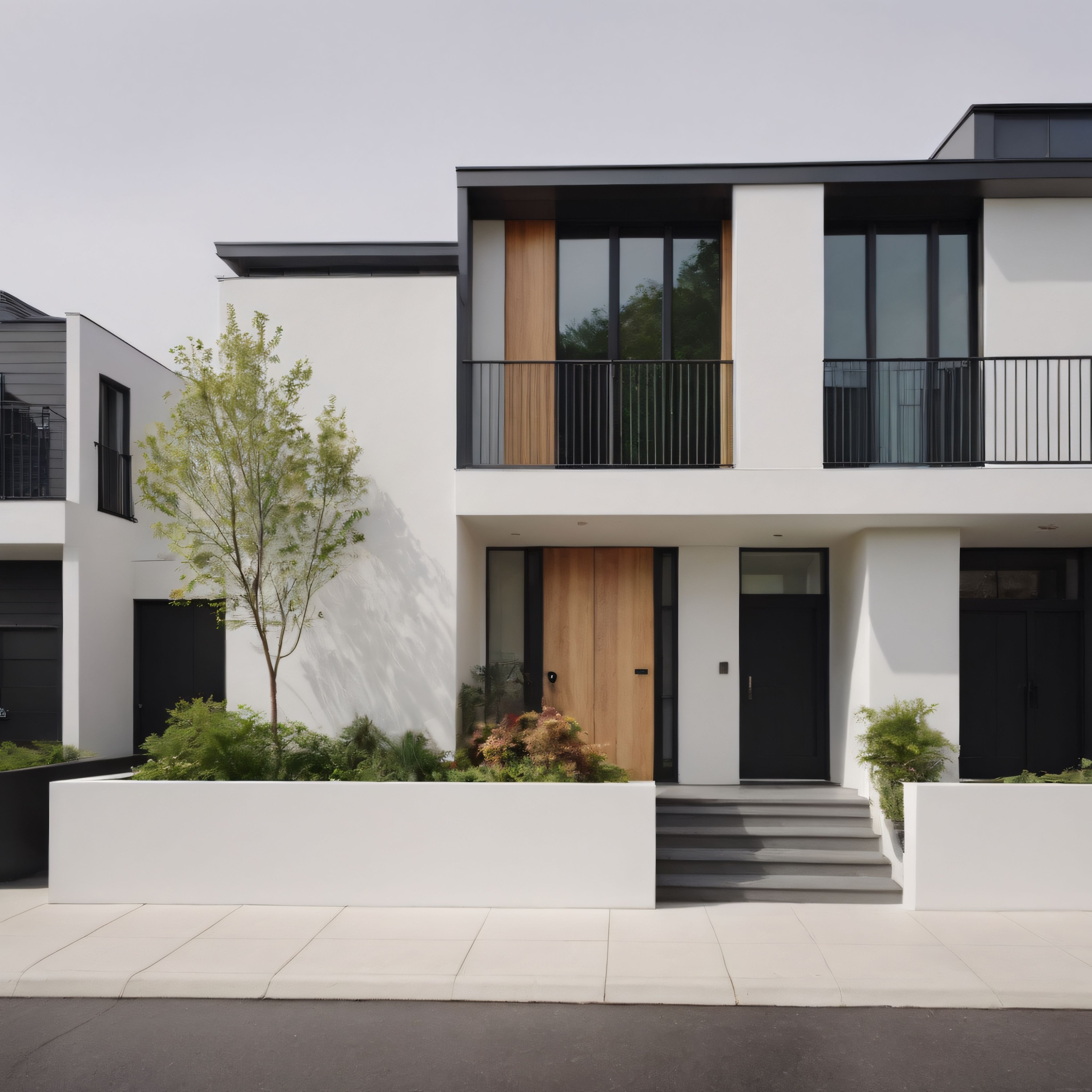 Sade Çizgiler ve Doğal Ahşap Detaylarla Modern Bir Villa Tasarımı
