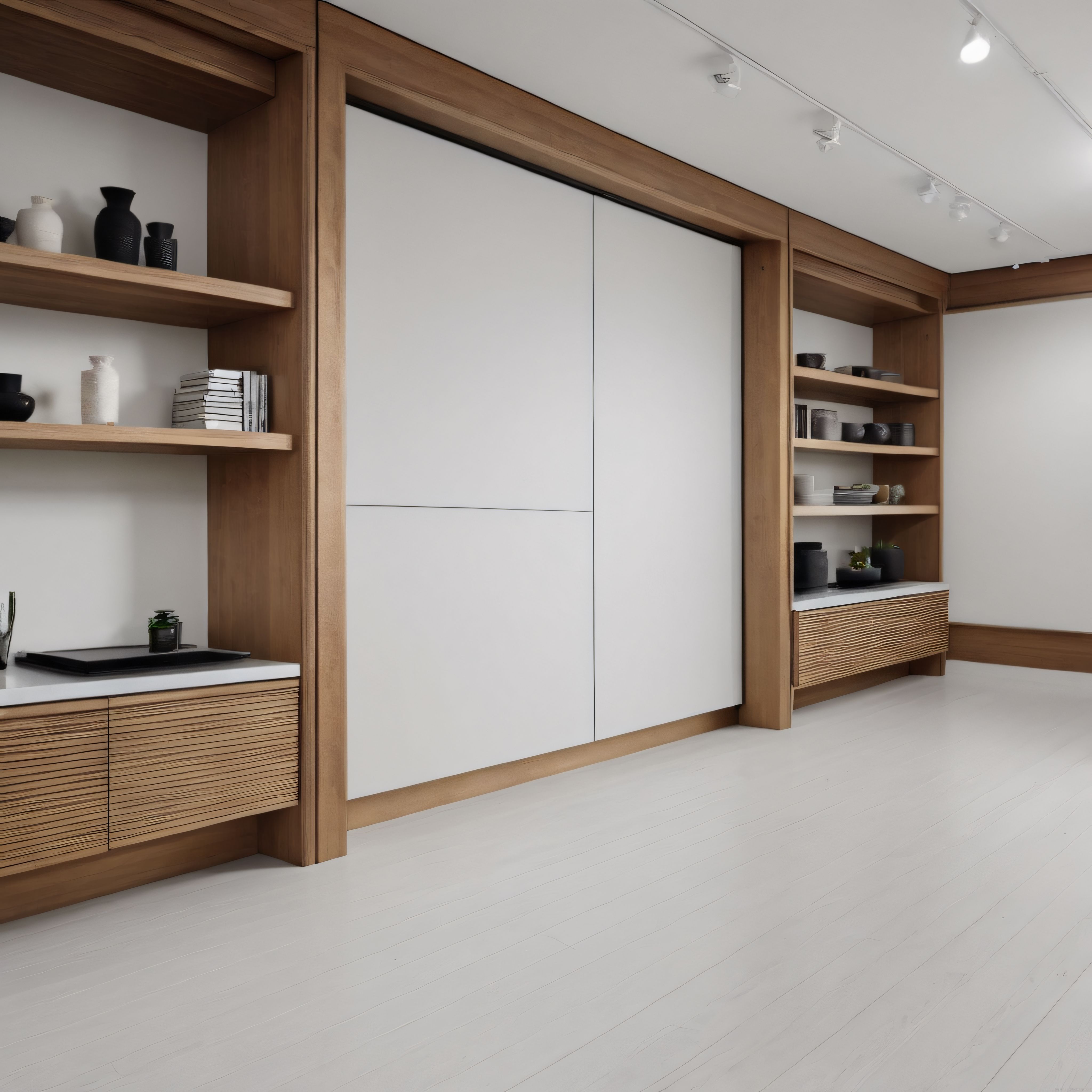 Sade Çizgiler ve Doğal Ahşap Dokularla Harmanlanmış Modern Bir İç Mekan Tasarımı