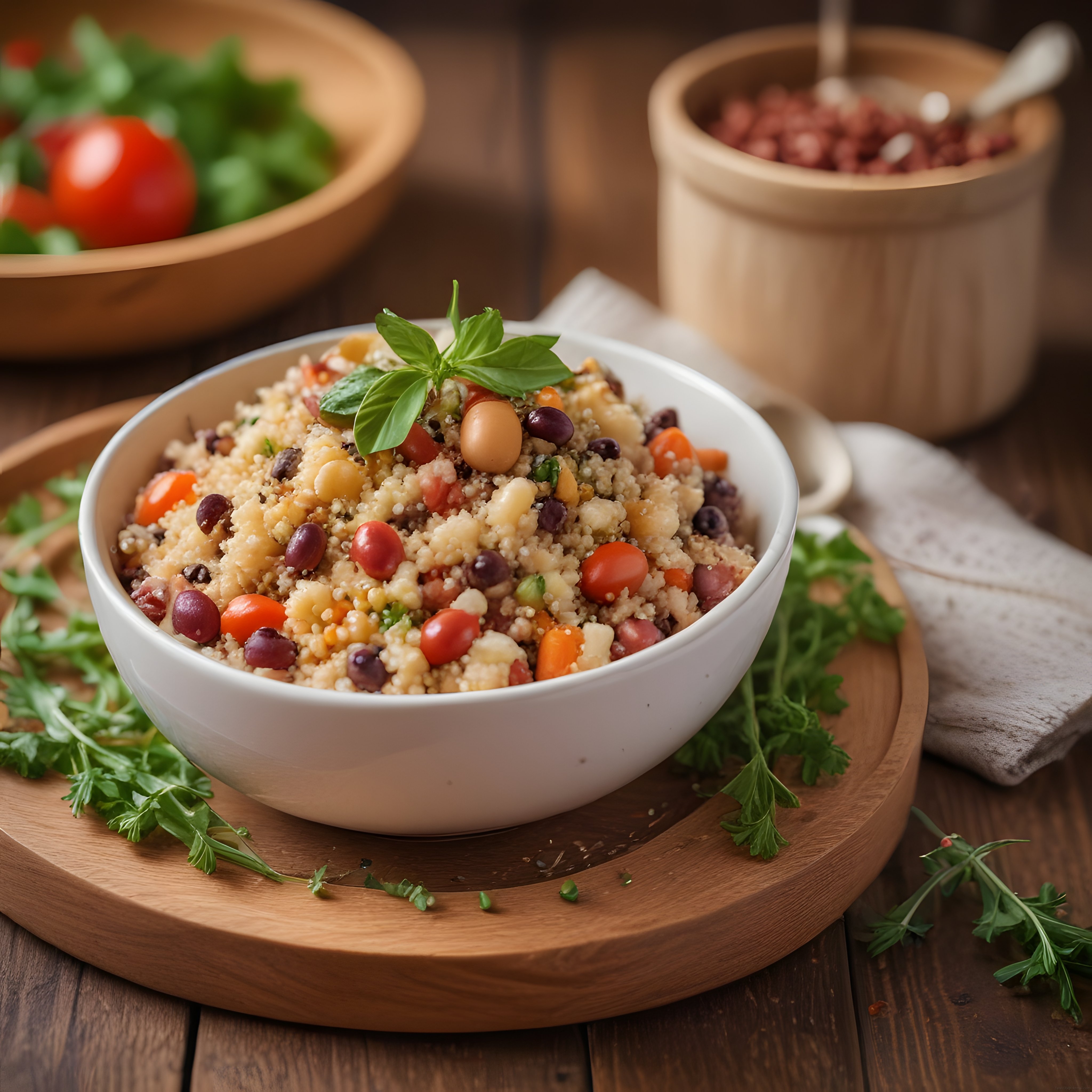 Sağlıklı Kuskus Salatası: Bakliyatlı ve Fesleğenli Serin Lezzet