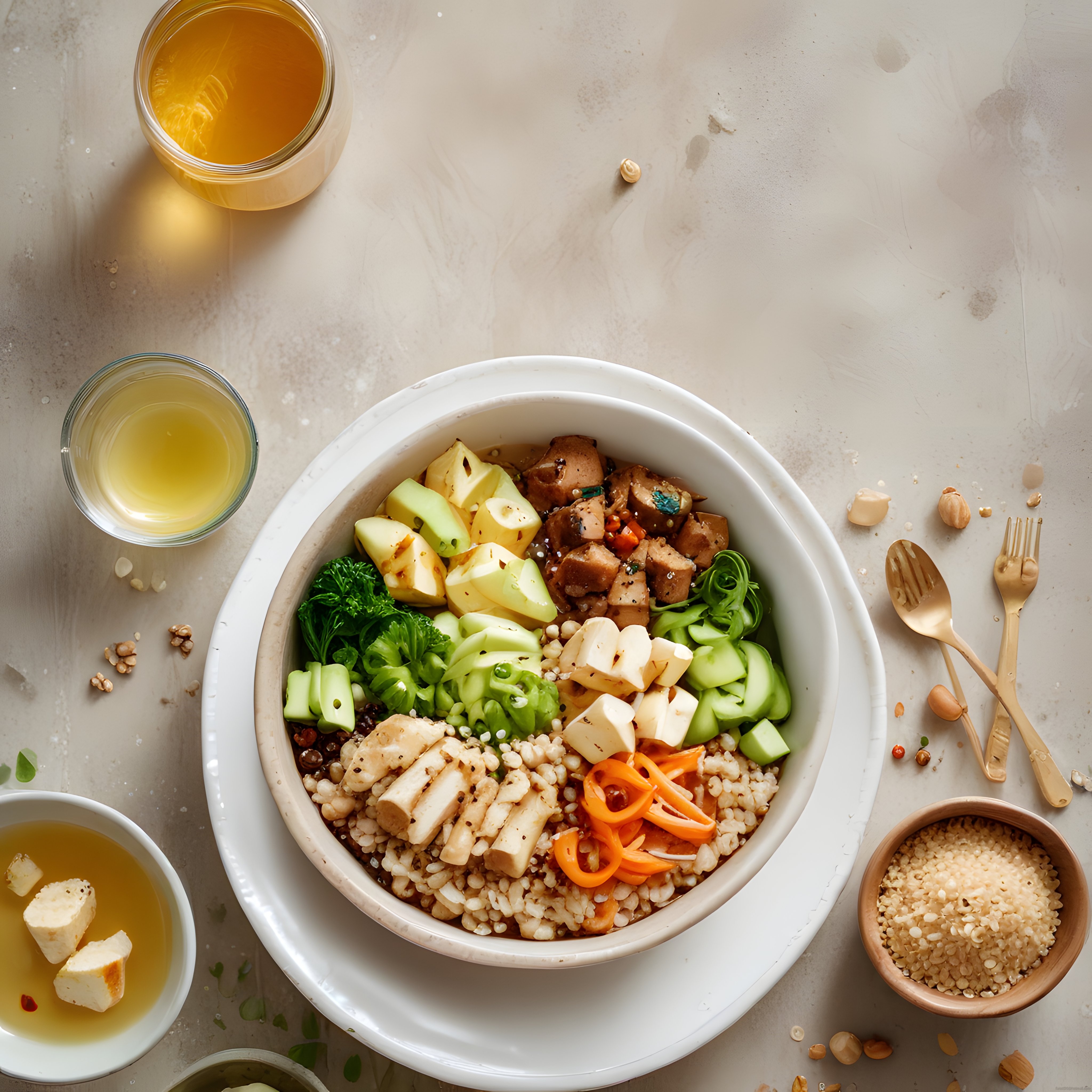Sağlıklı Vegan Bowl: Kinoa, Tofu ve Renkli Sebzelerle Besleyici Öğün Tarifi