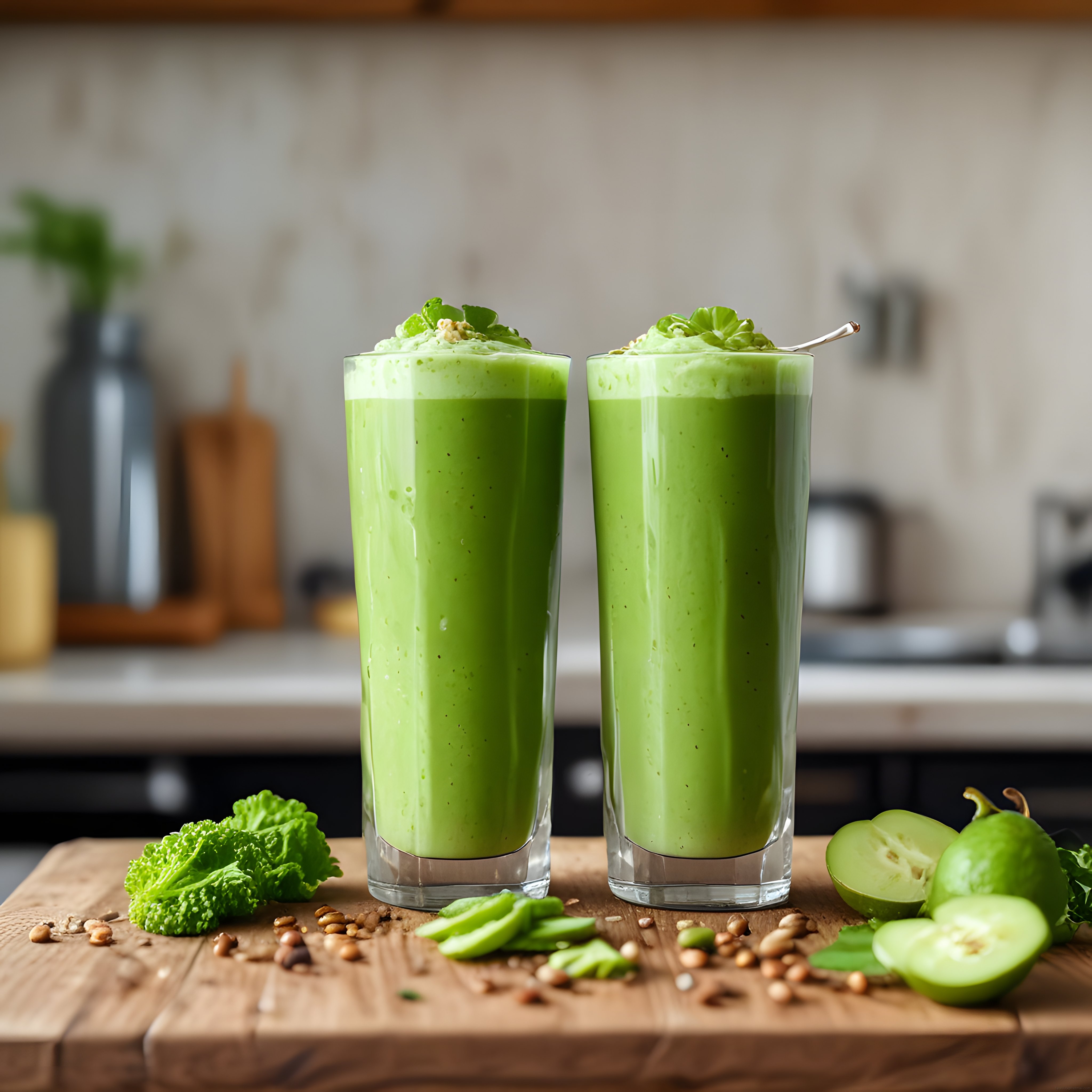 Sağlıklı Yeşil Detoks Smoothie Tarifi: Enerji Verici Ev Yapımı İçecek
