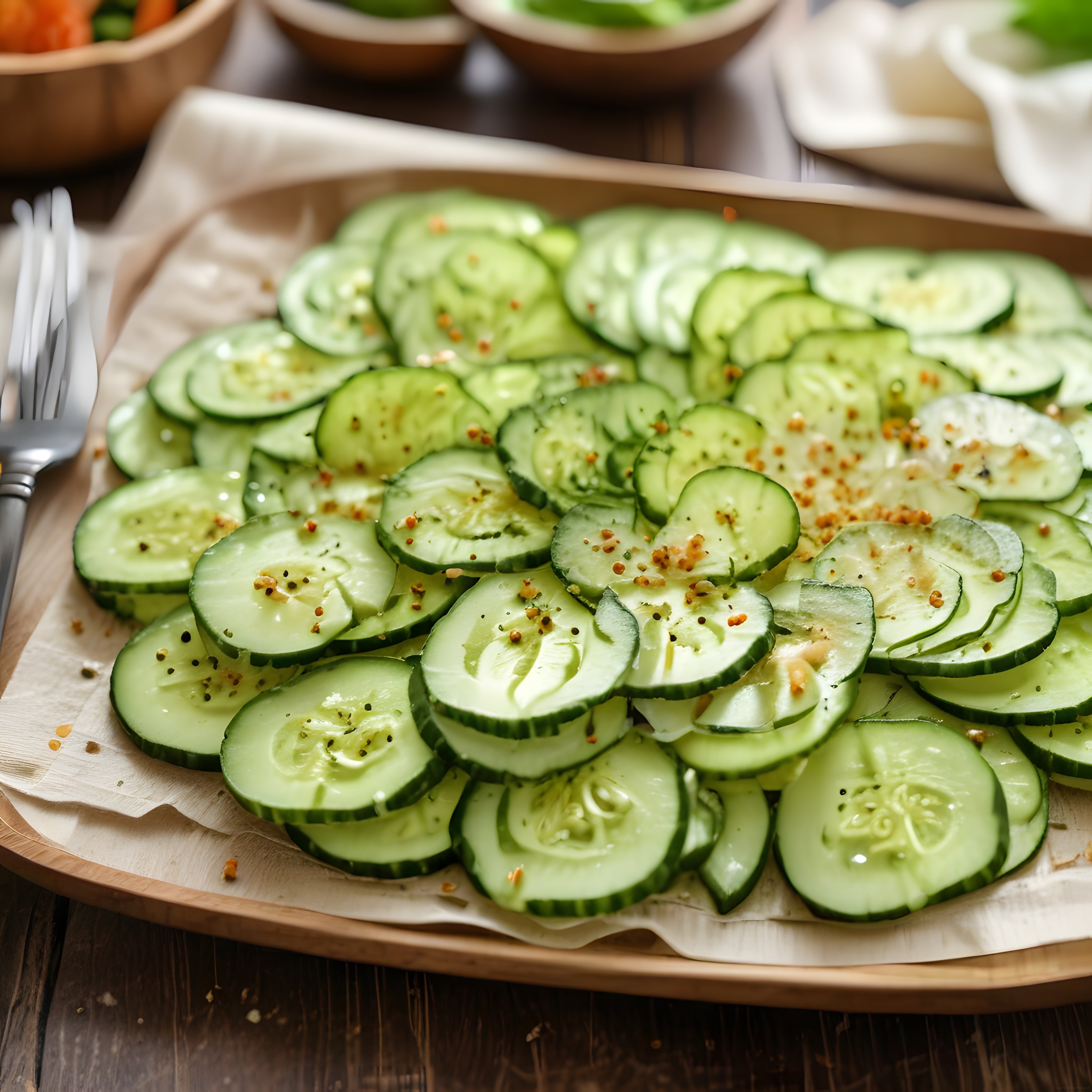 Salatalık Dilimleriyle Ferahlatıcı ve Pratik Salata Tarifi