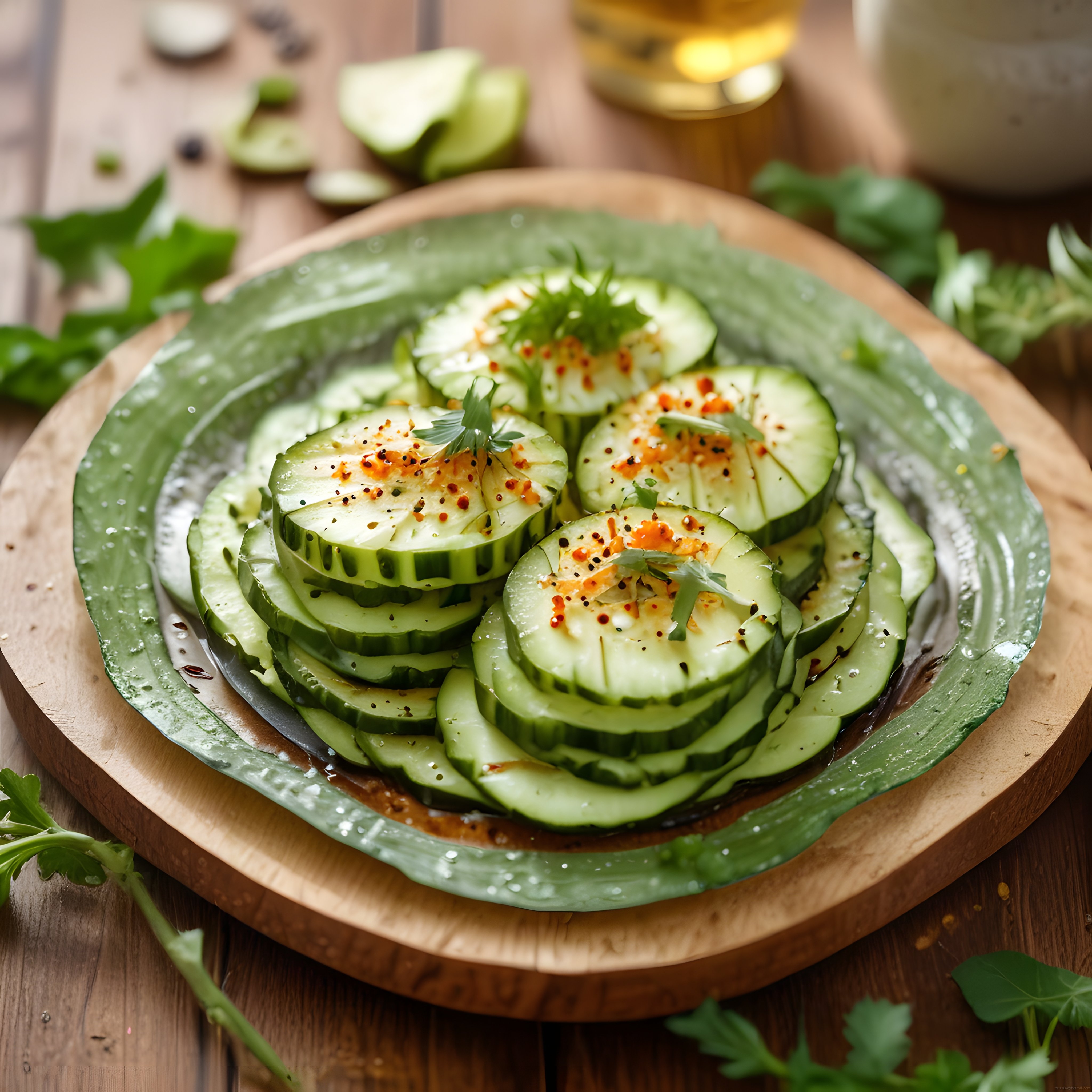 Salatalık Dilimleriyle Hazırlanan Pratik ve Ferahlatıcı Yaz Salatası