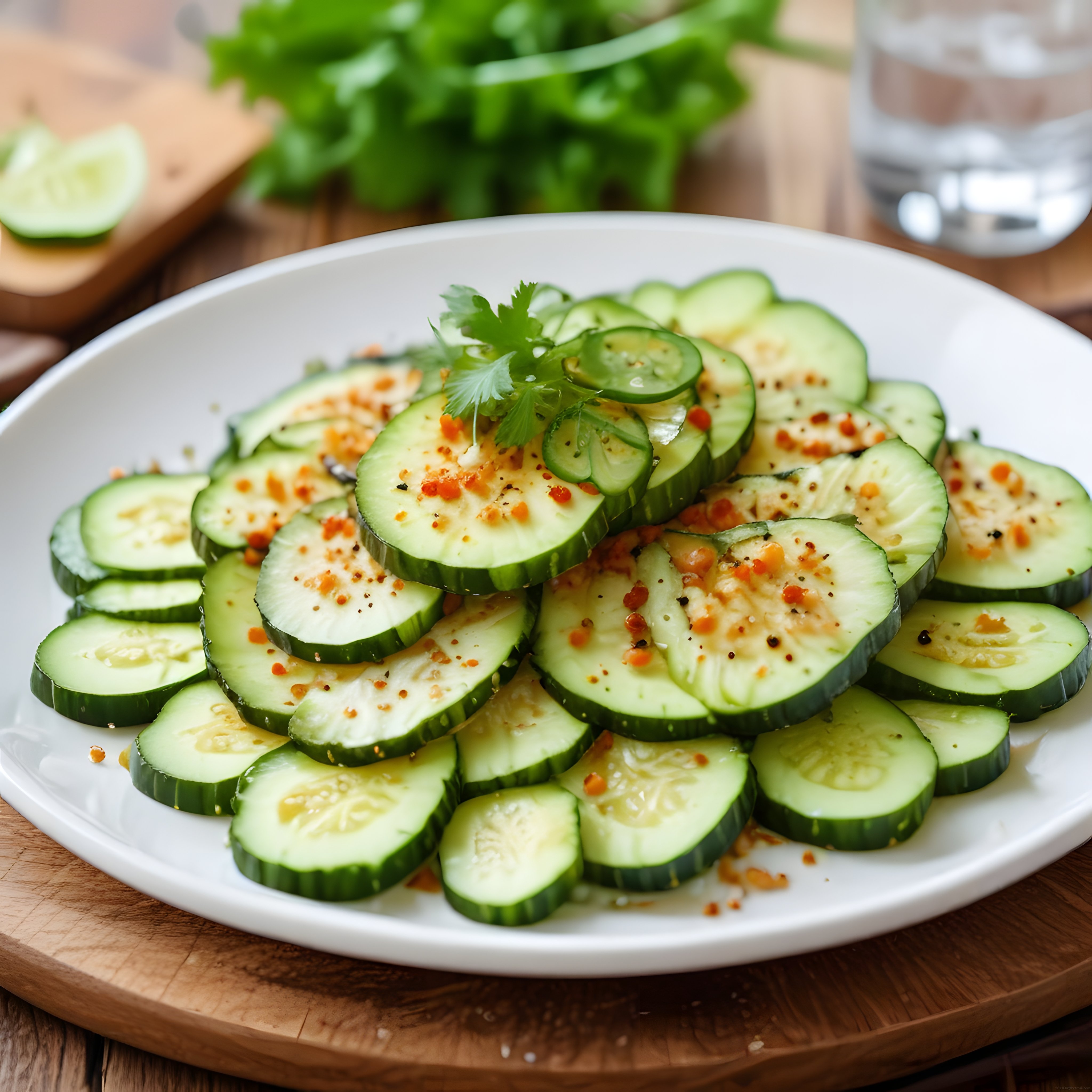 Salatalık Dilimleriyle Pratik ve Lezzetli Baharatlı Meze Tarifi