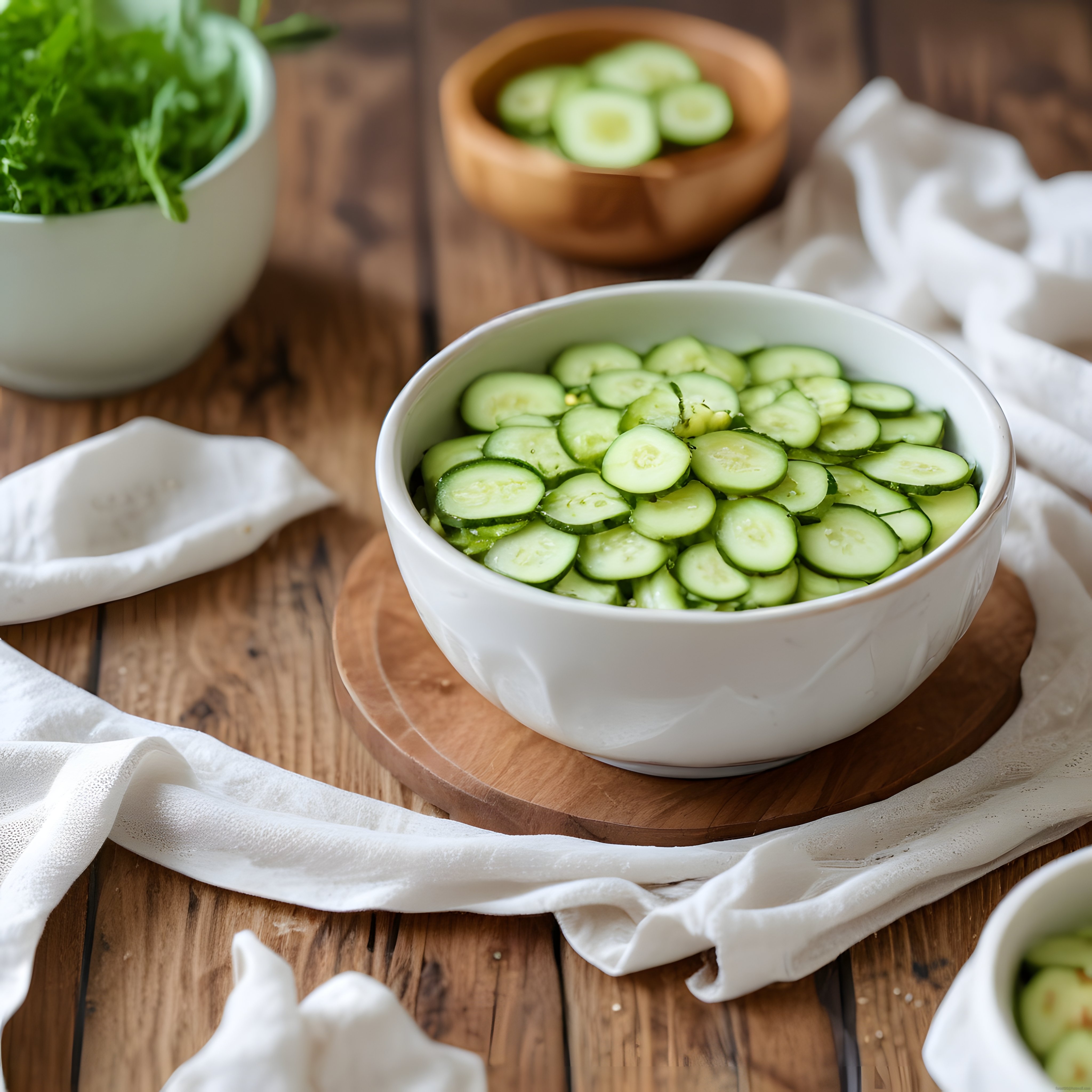 Salatalık Dilimleriyle Sağlıklı ve Ferahlatıcı Yaz Salatası Tarifi