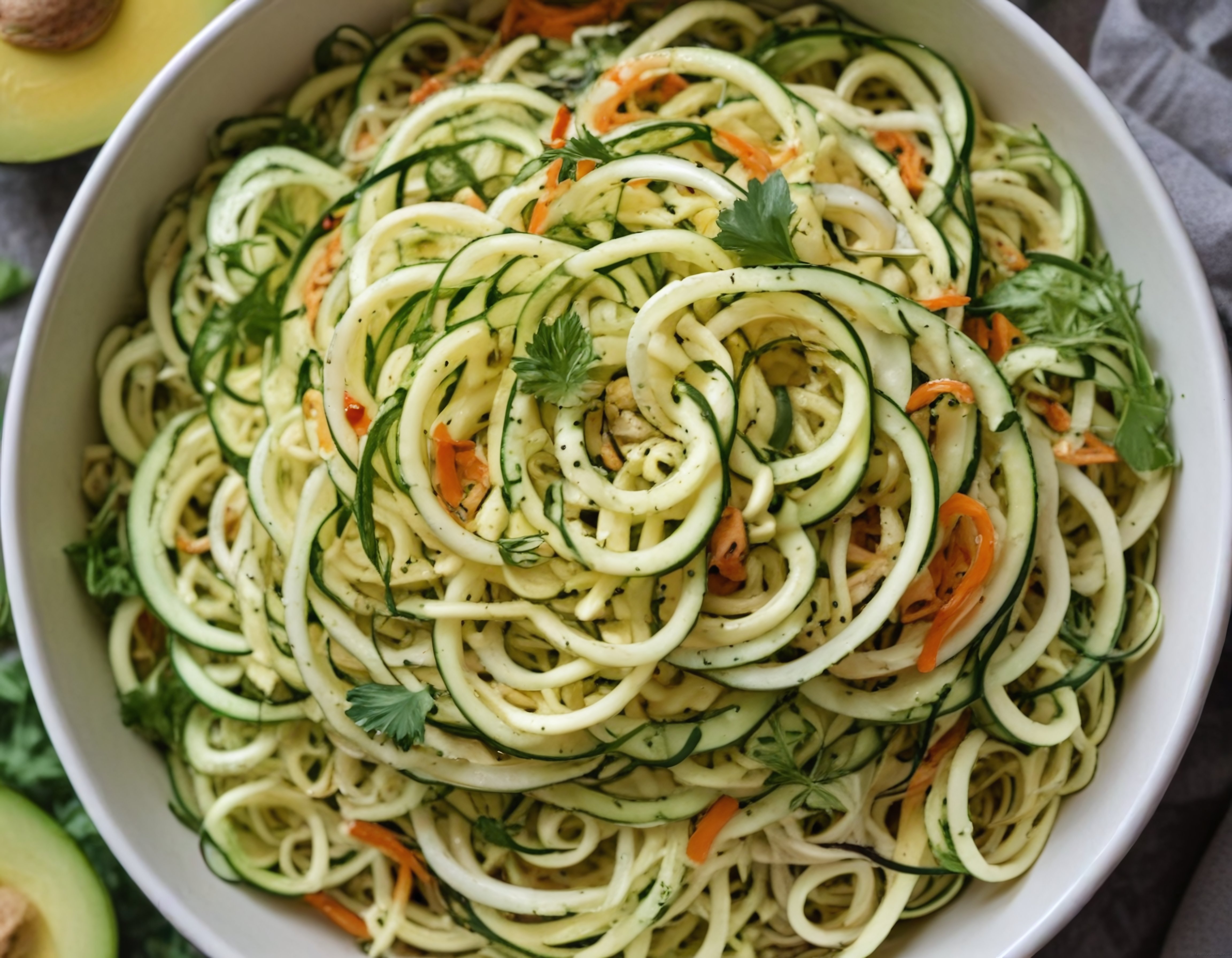 Salatalık Spagettili Vegan Noodle Kasesi: Ferah ve Besleyici Bir Yaz Tarifi