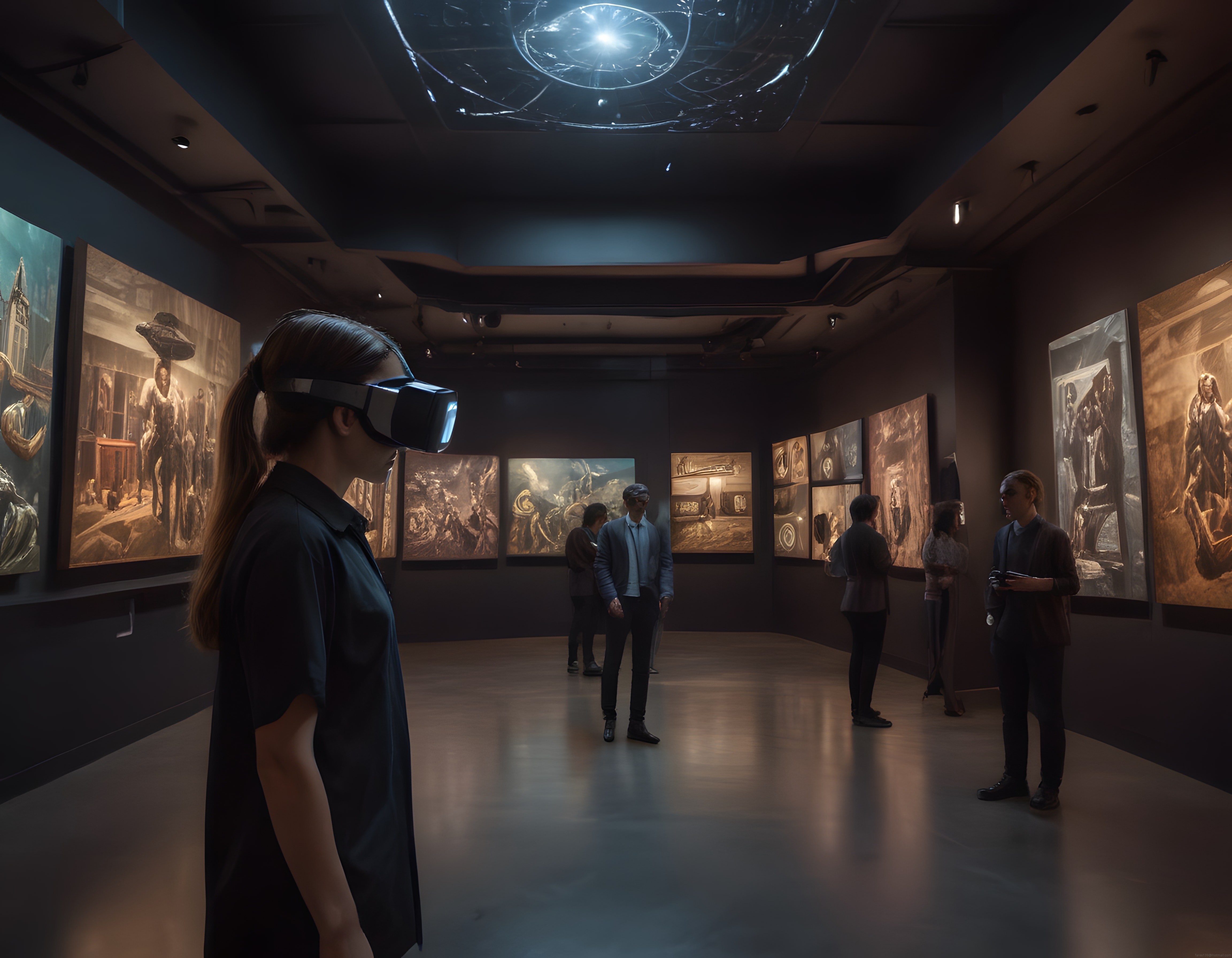 Sanal Gerçeklik Gözlüğüyle Geleceğin Dijital Sanat Galerisini Keşfedin