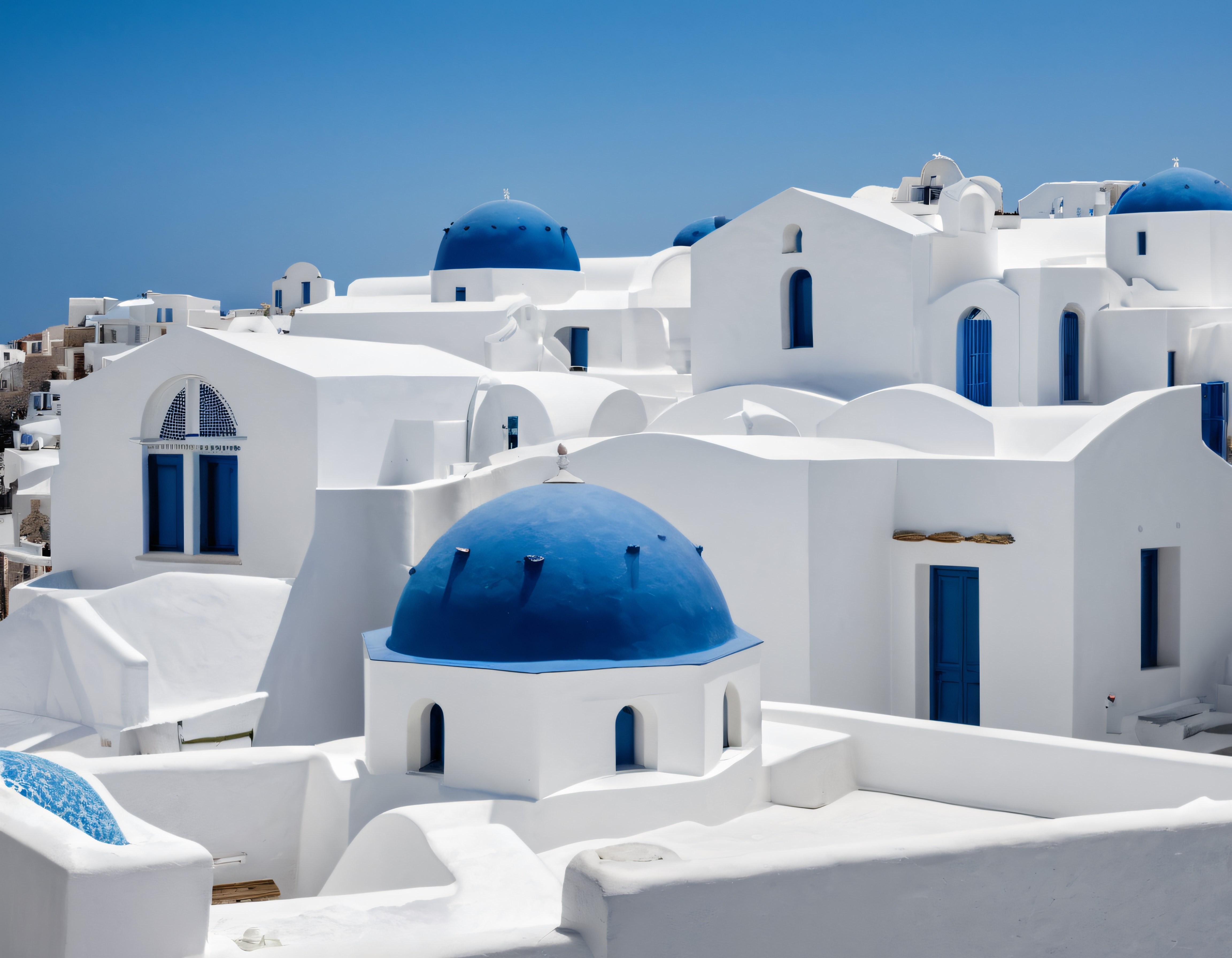 Santorini'nin Mavi Kubbeli Beyaz Kiliseleri: Ege Mimarisi ve Tatil Rüyası