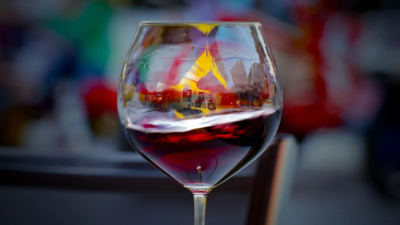 Şarap kadehi kutlama anı - bar fotoğrafı