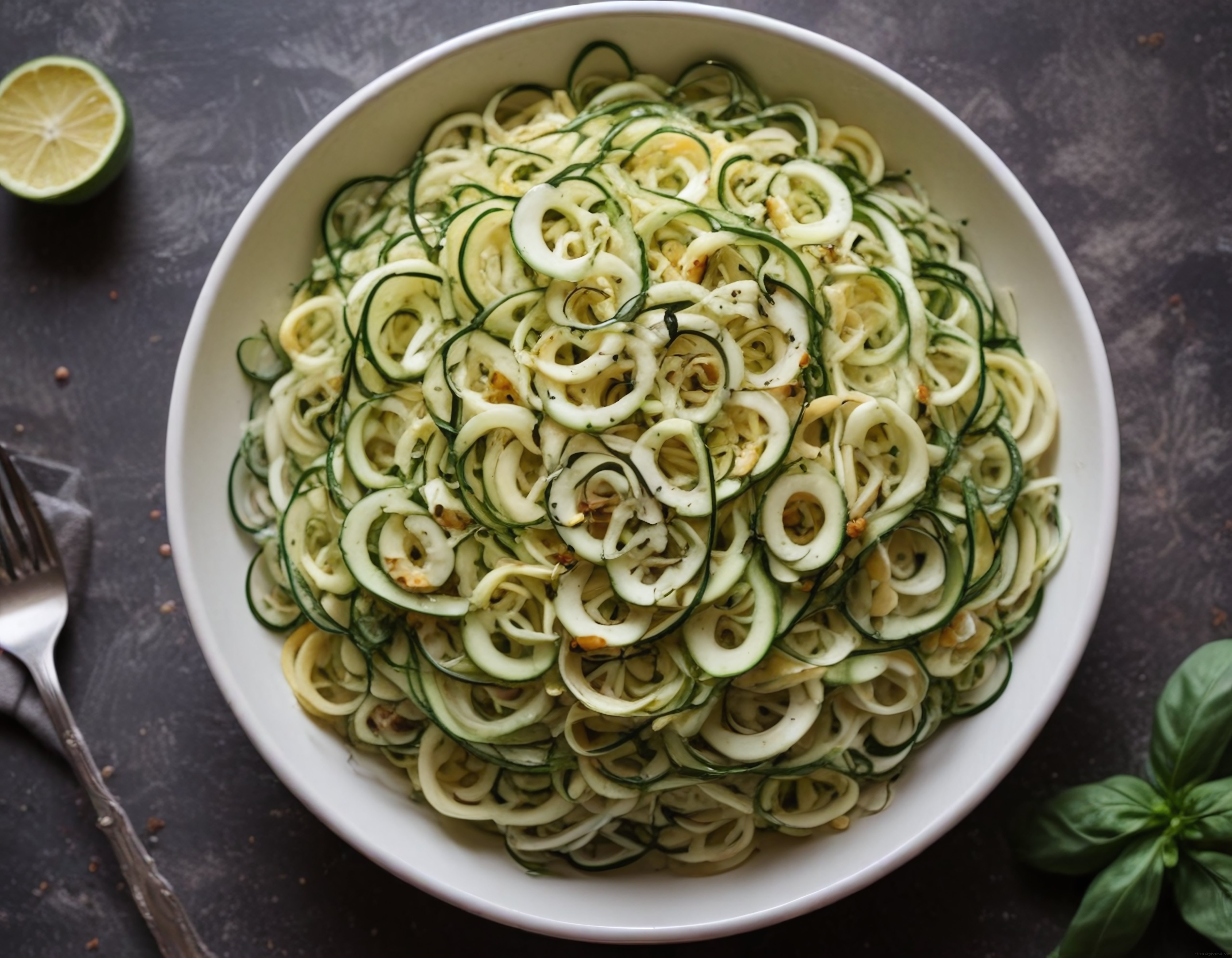 Sarımsaklı Kabak Spagetti: Limon ve Fesleğenli Hafif Zoodles Tarifi ve Hazırlama