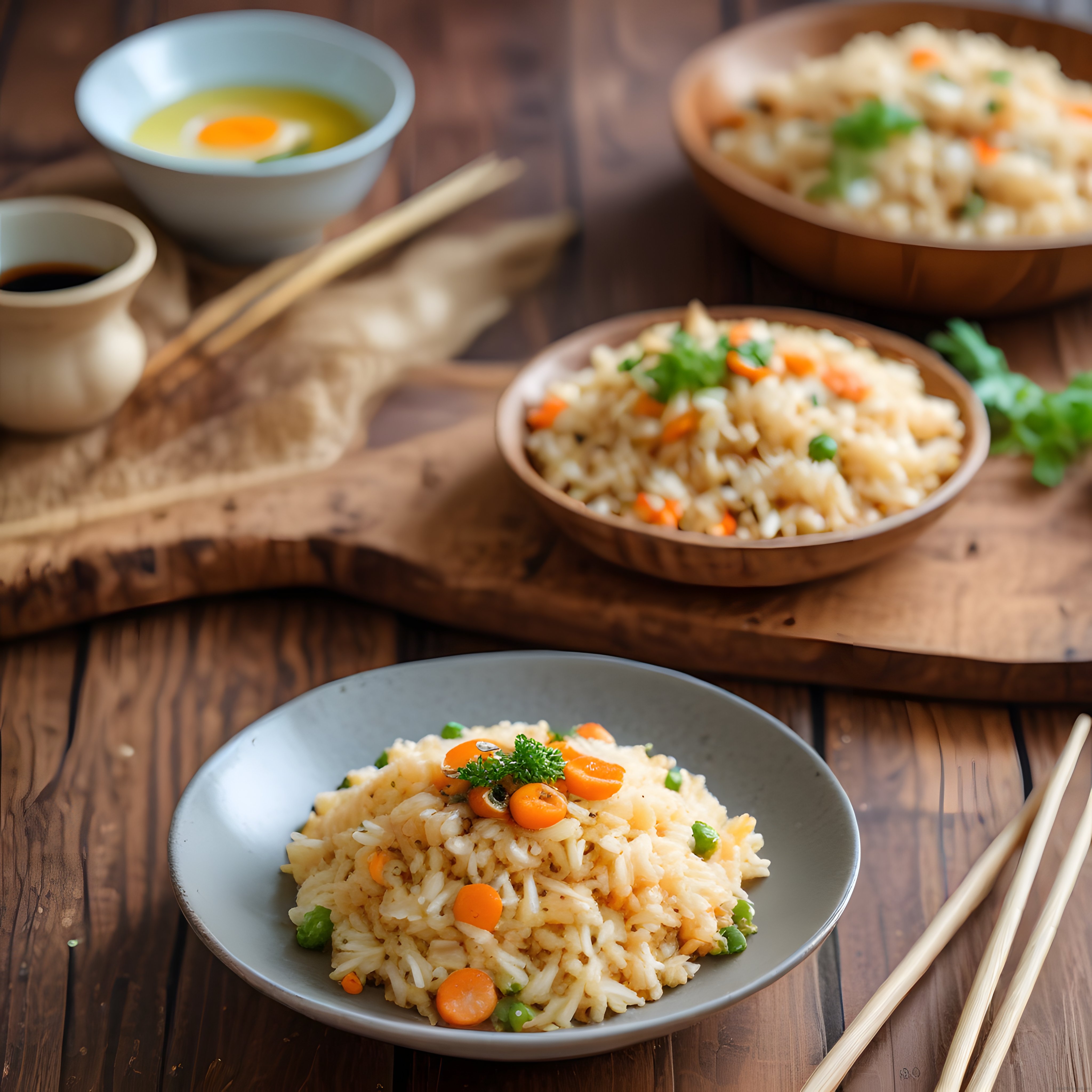 Sebzeli Basmati Pilavı ve Soya Sosu ile Asya Mutfağından Sıcak Bir Lezzet