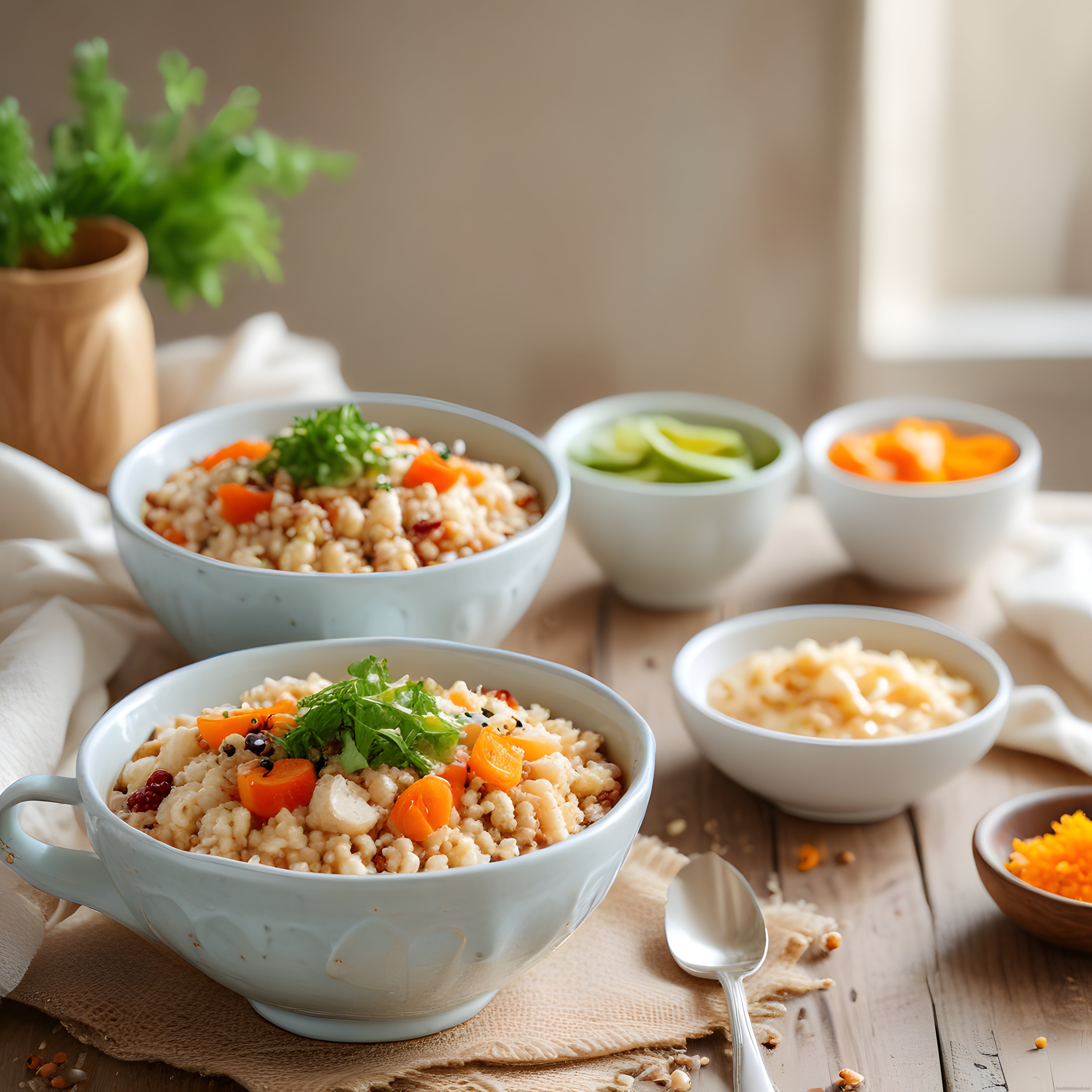 Sebzeli Bulgur Pilavı ve Ev Yapımı Turşu Salatasıyla Dolu Lezzet Sofrası
