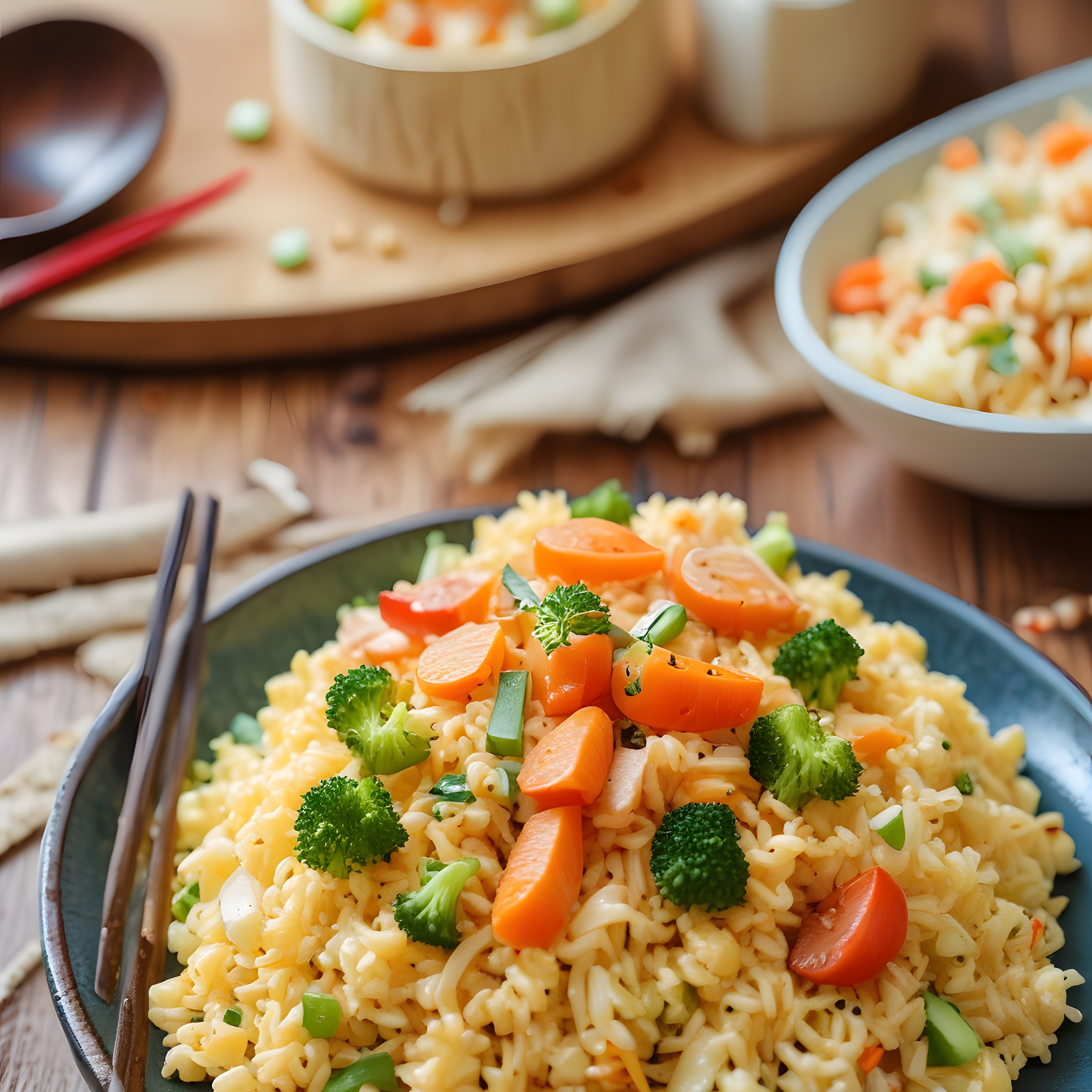 Sebzeli Noodle Tarifi: Brokoli ve Havuçlu Asya Usulü Erişte Kasesi