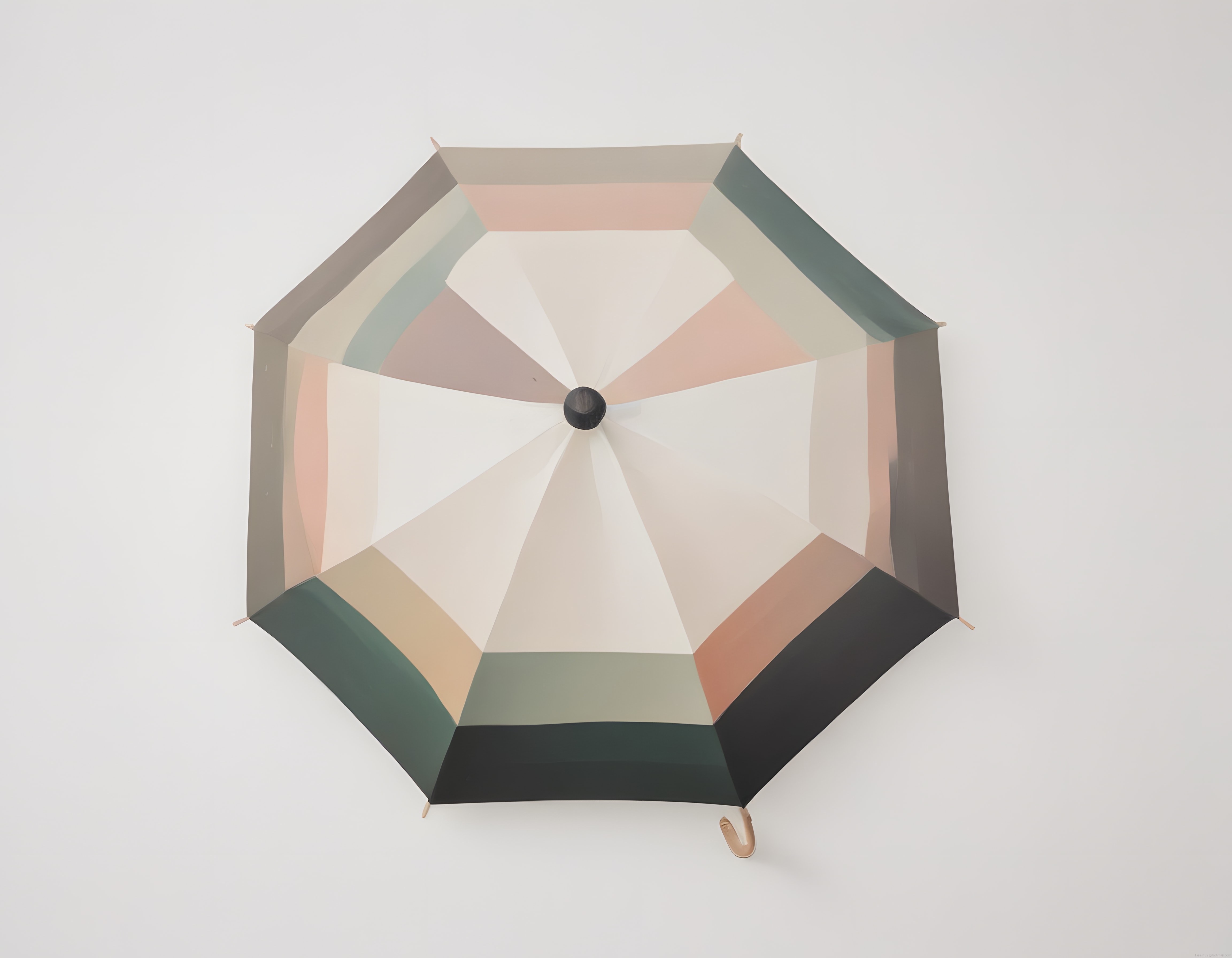 Şeffaf Katlanabilir Şemsiye ile Pastel Renkli Minimalist Ürün Tanıtımı