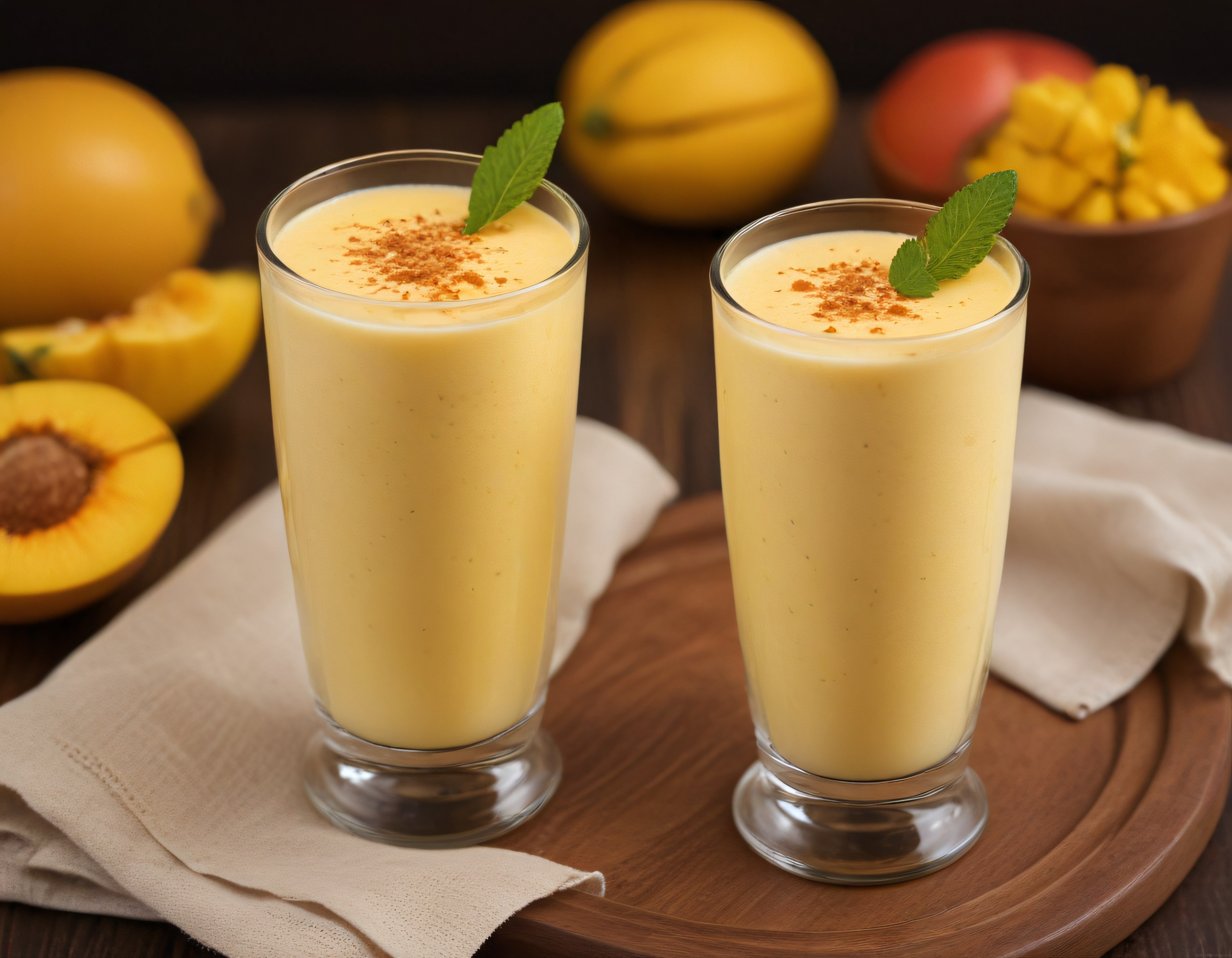 Şeftali ve Mango Smoothie: Ev Yapımı Ferahlatıcı Yaz İçeceği Tarifi