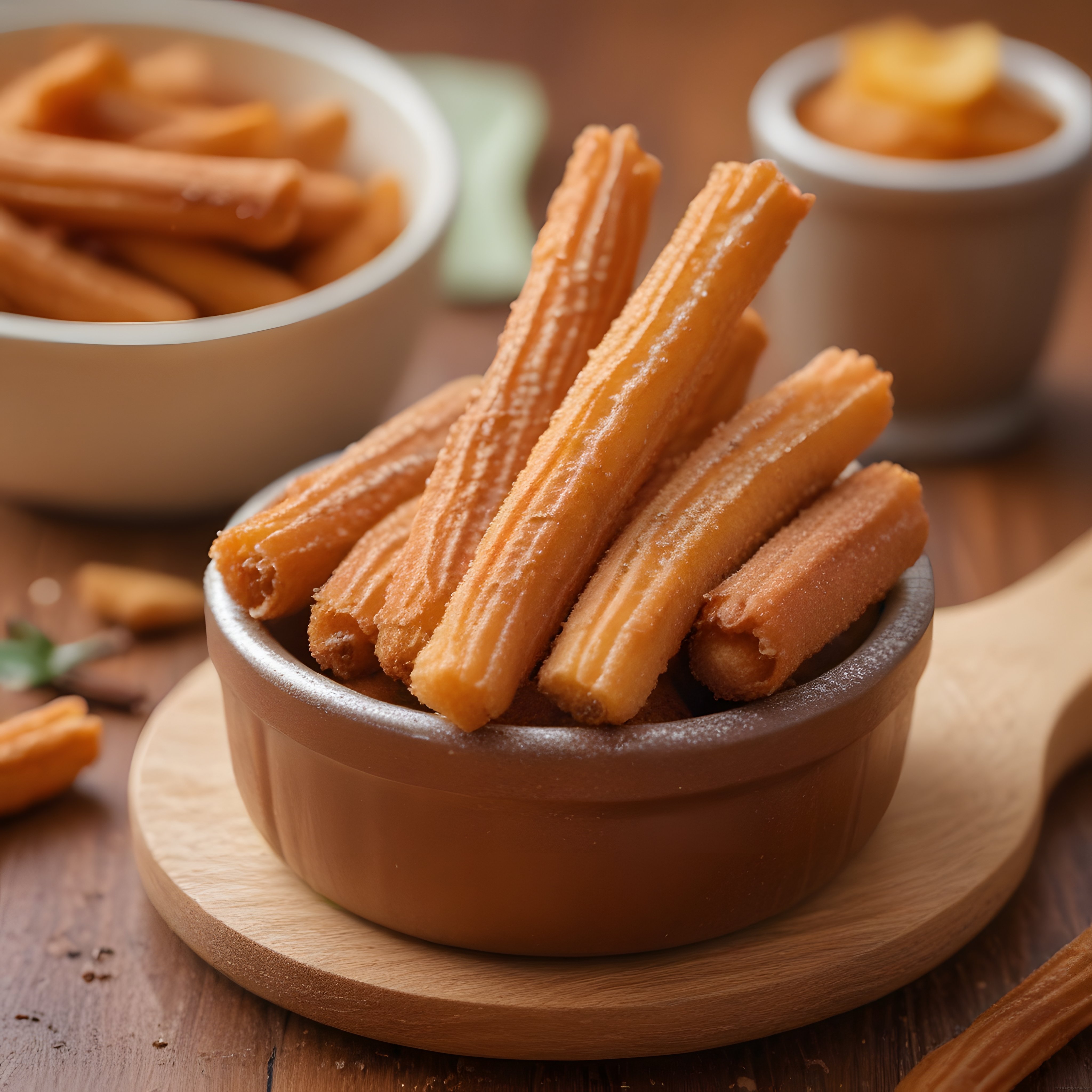 Şeker Kaplı Çıtır Churros: Sıcak Çikolata Eşliğinde Tatlı Keyfi