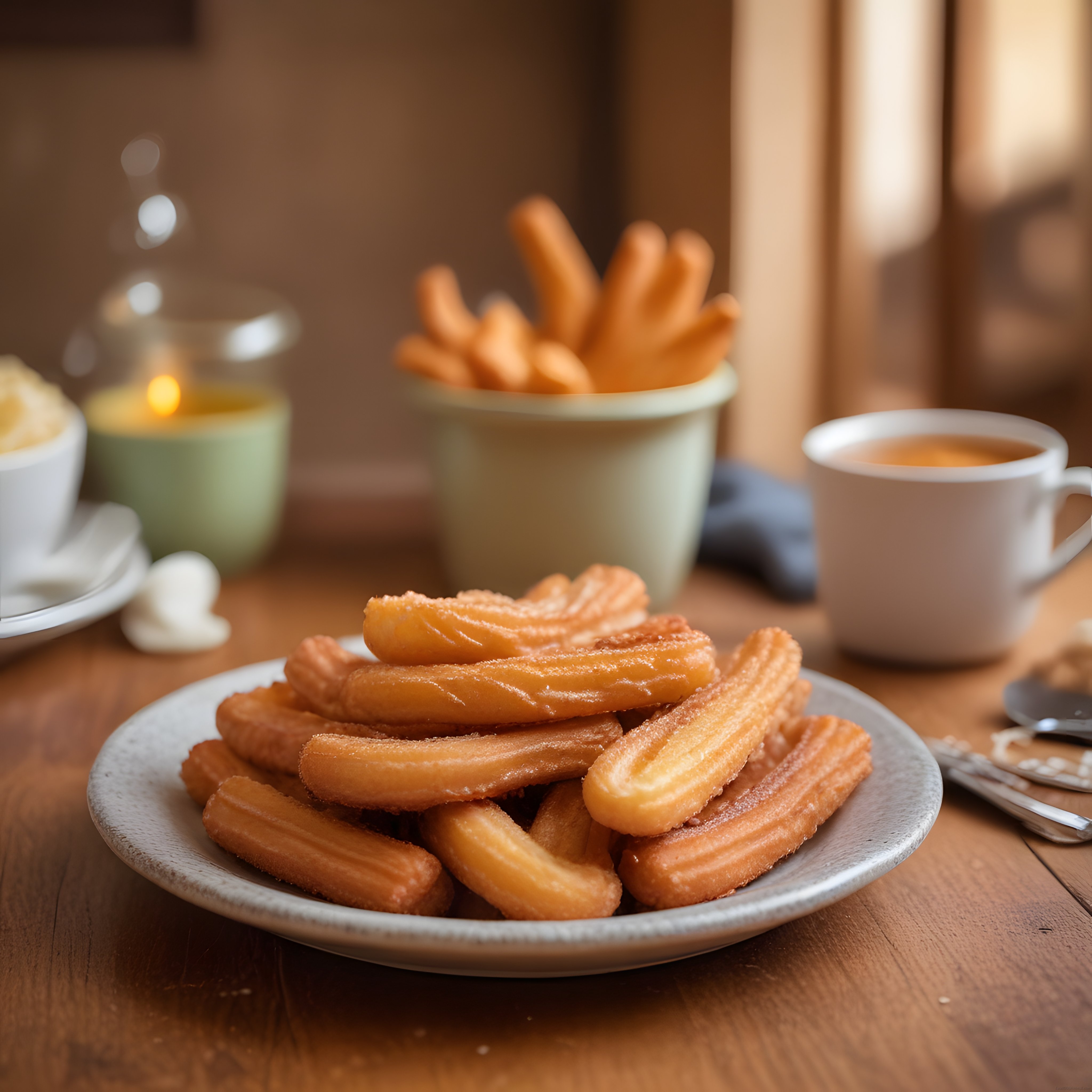 Şekerli Churros ve Sıcak Çikolata Eşliğinde Keyifli Bir Tatlı Molası