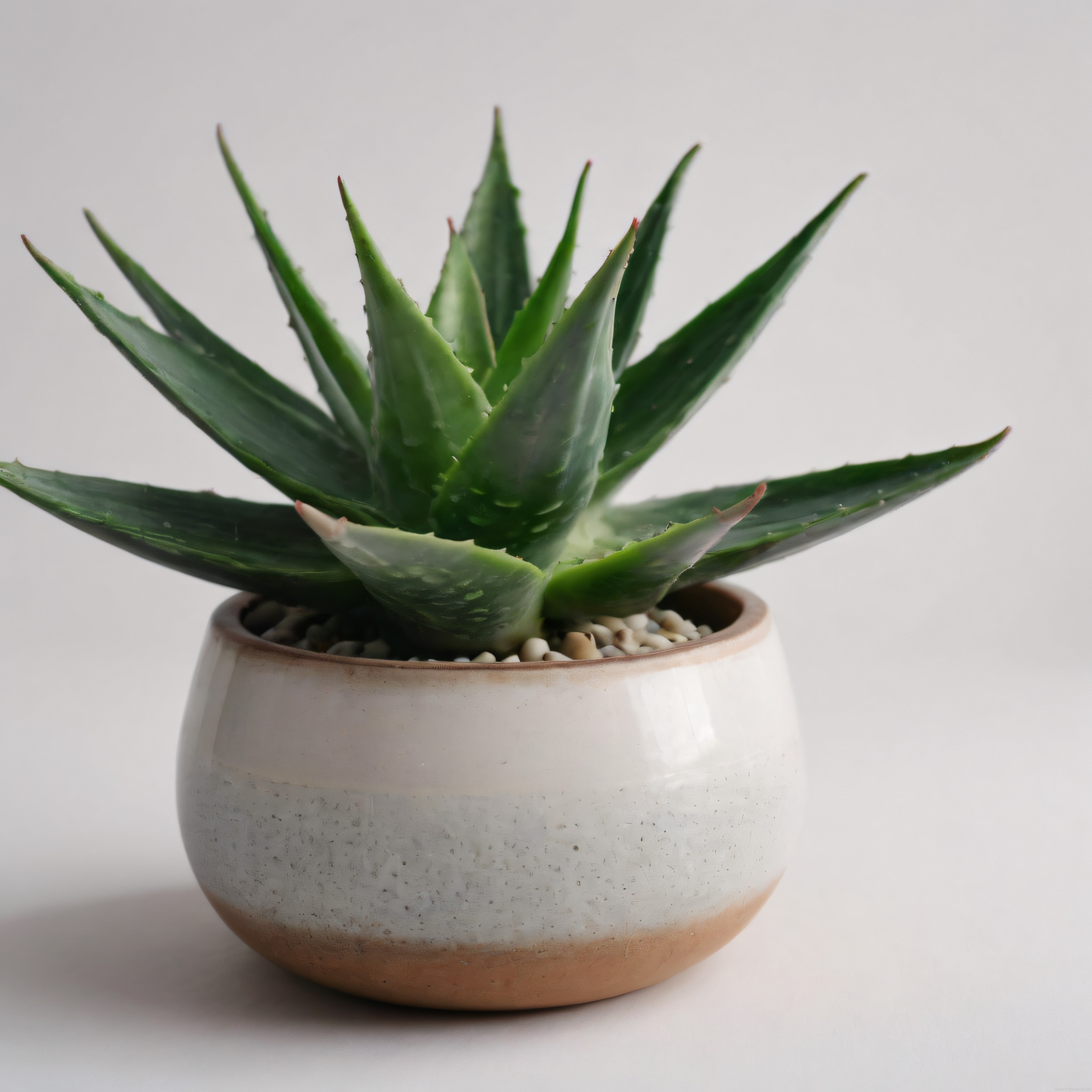 Seramik Saksıda Aloe Vera: Evleriniz için Doğal ve Sade Dekorasyon