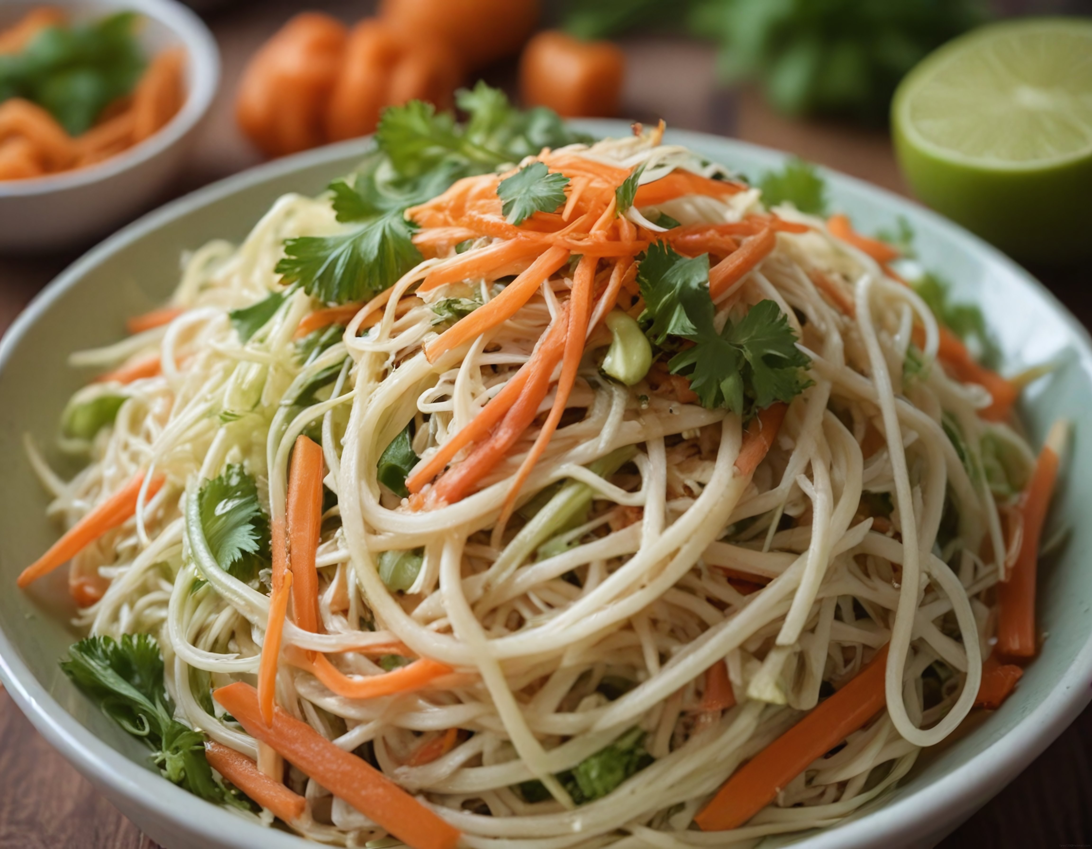 Serinleten Asya Usulü Soğuk Noodle Salatası Tarifi ve Sunum Önerisi