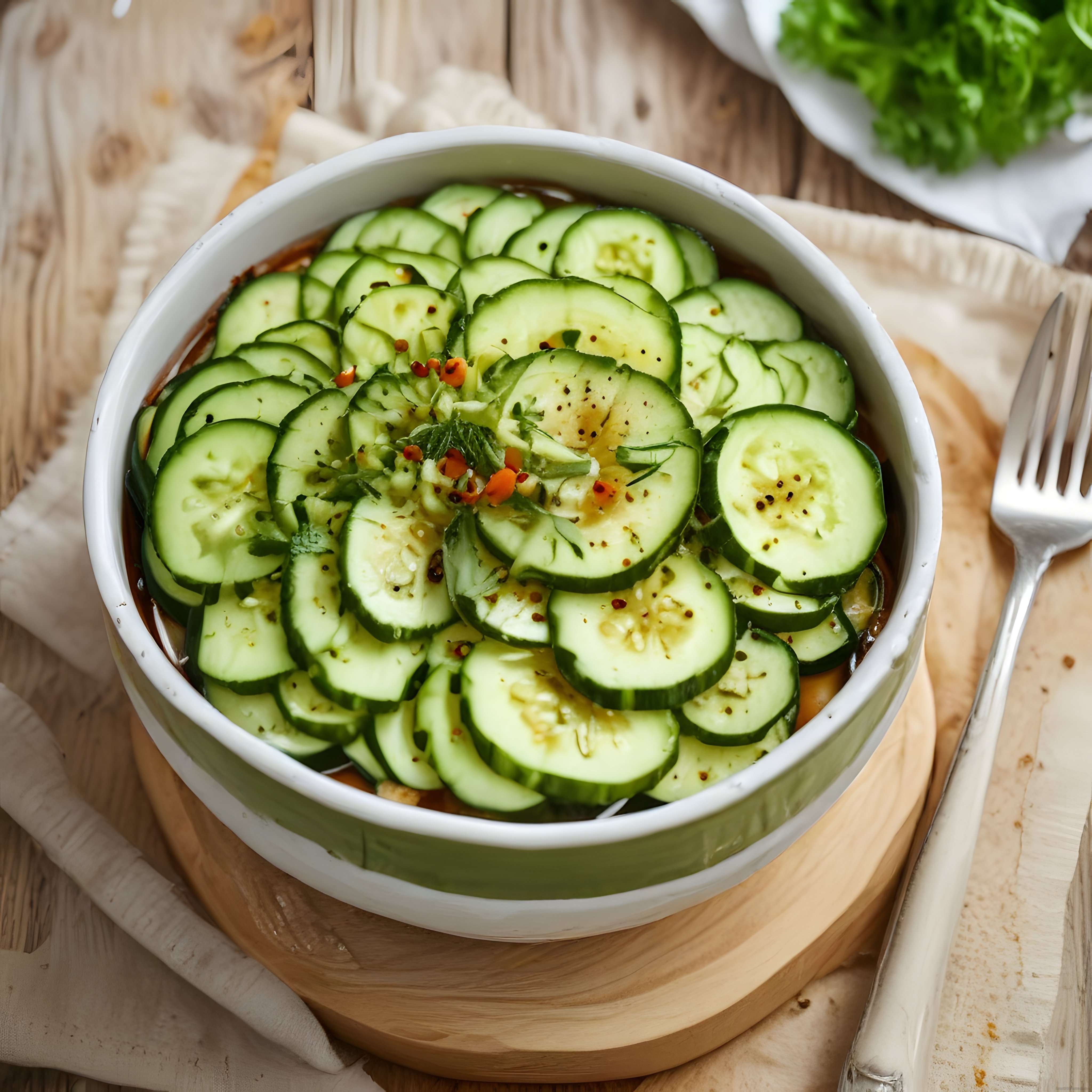 Serinletici Salatalık Salatası Tarifi: Baharatlı Soslu ve Taze Naneli Yaz Mezesi
